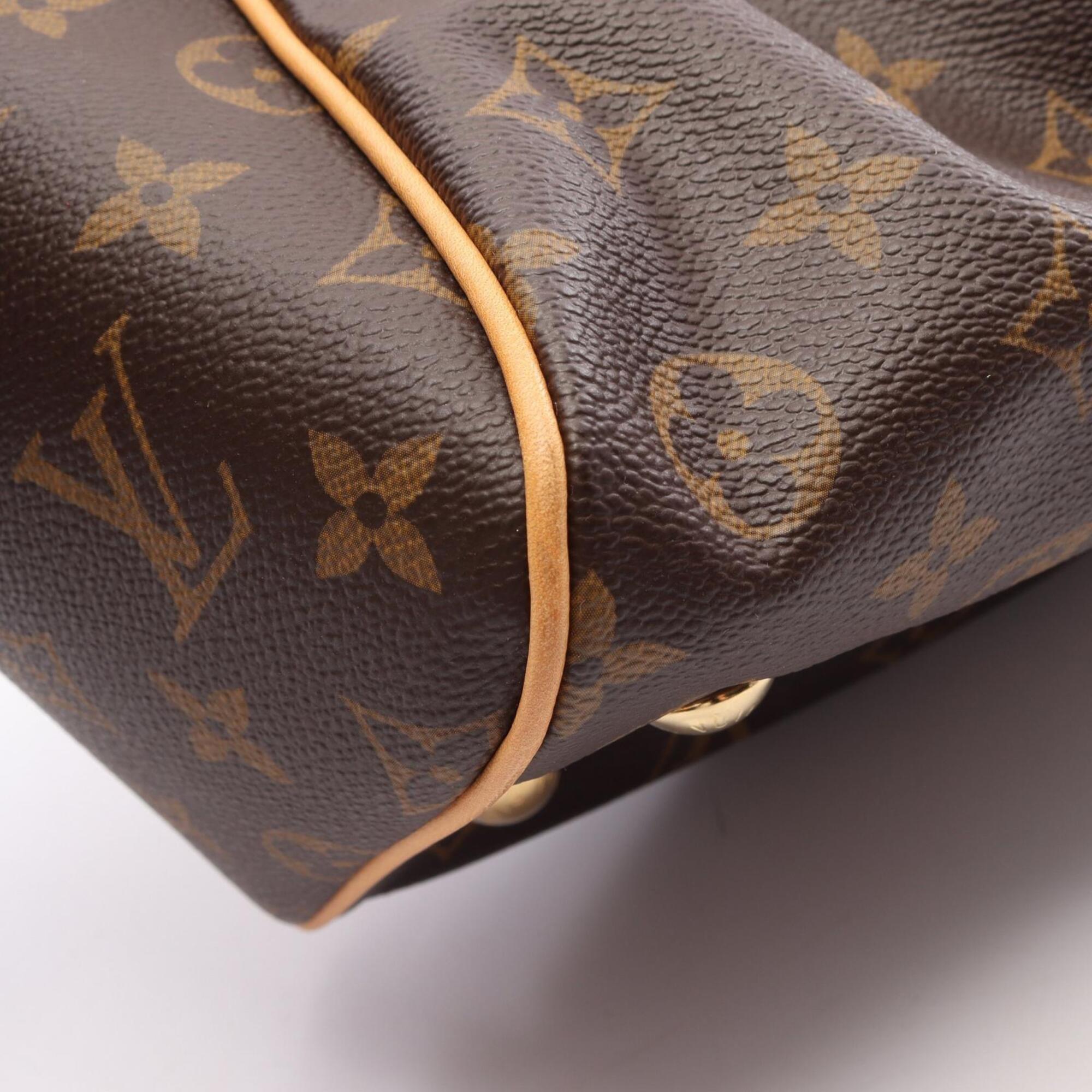 Louis Vuitton Brown Pvc Leather Handbag (Pre-Owned)