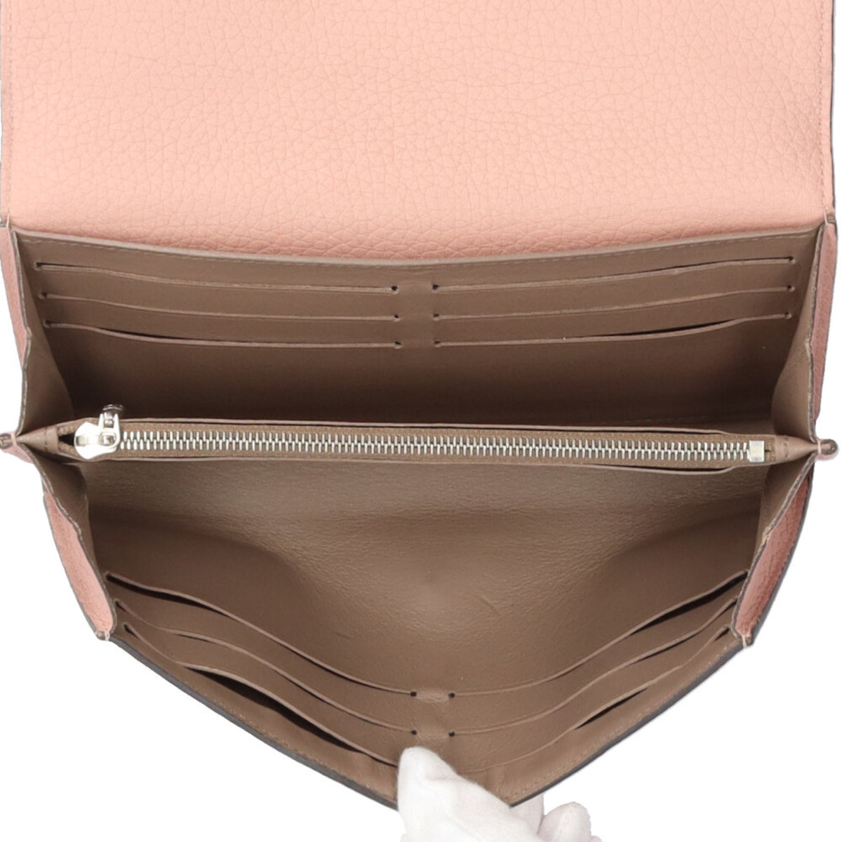 Louis Vuitton Galle Magnolia Or Pink Leather Coin Purse/Coin Case (Pre-Owned)