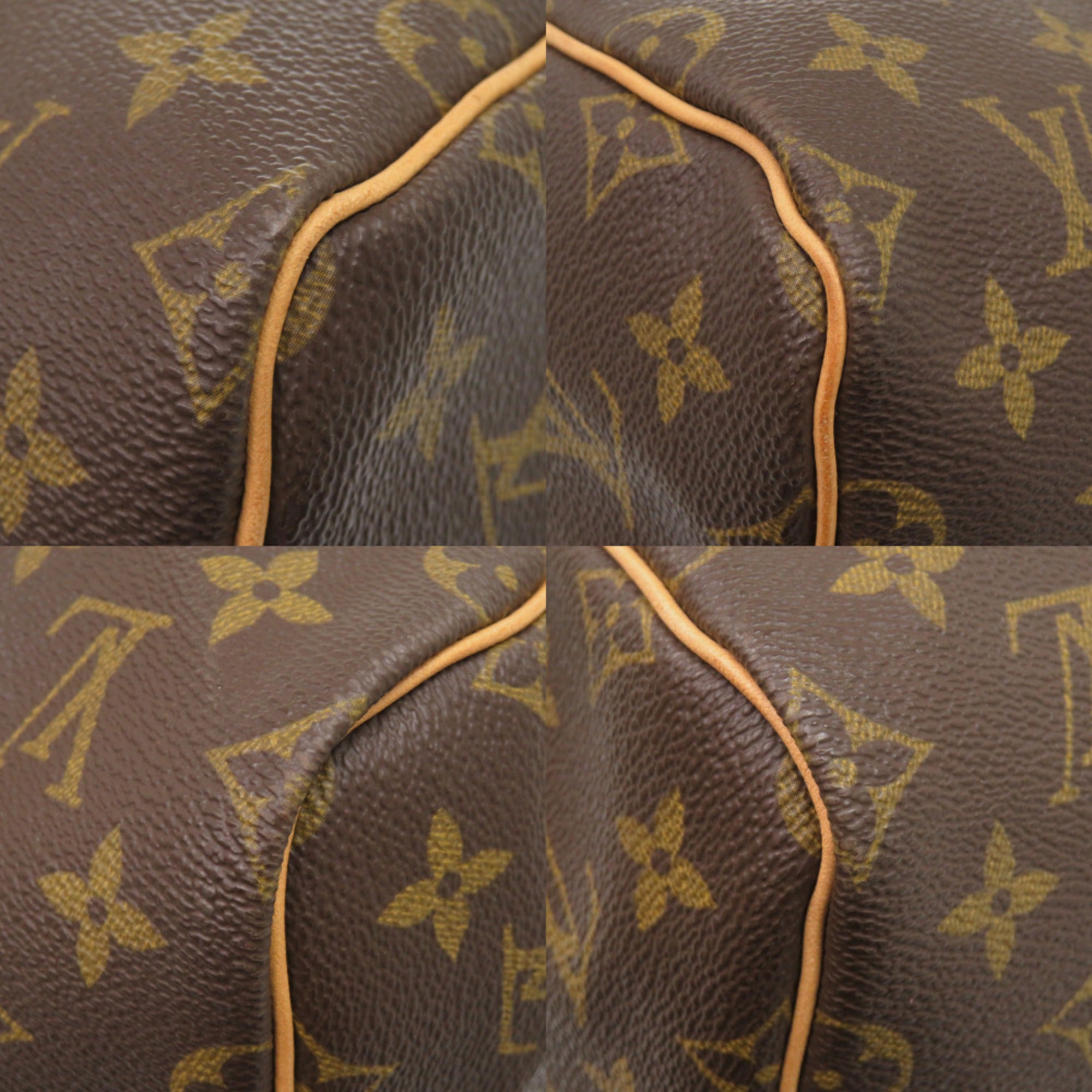 Louis Vuitton Brown Monogram Canvas Boston Bag (Pre-Owned)