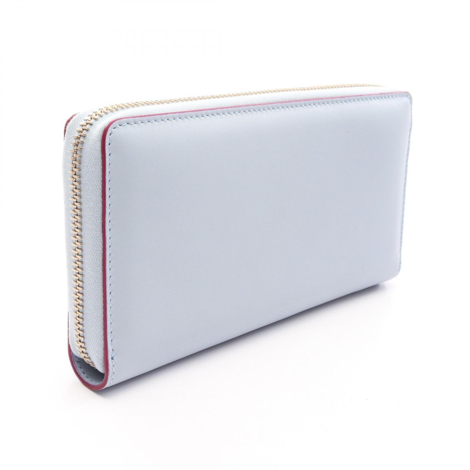 Gucci Blue Multi-Color Leather Long Wallet (Bi-Fold) (Pre-Owned)