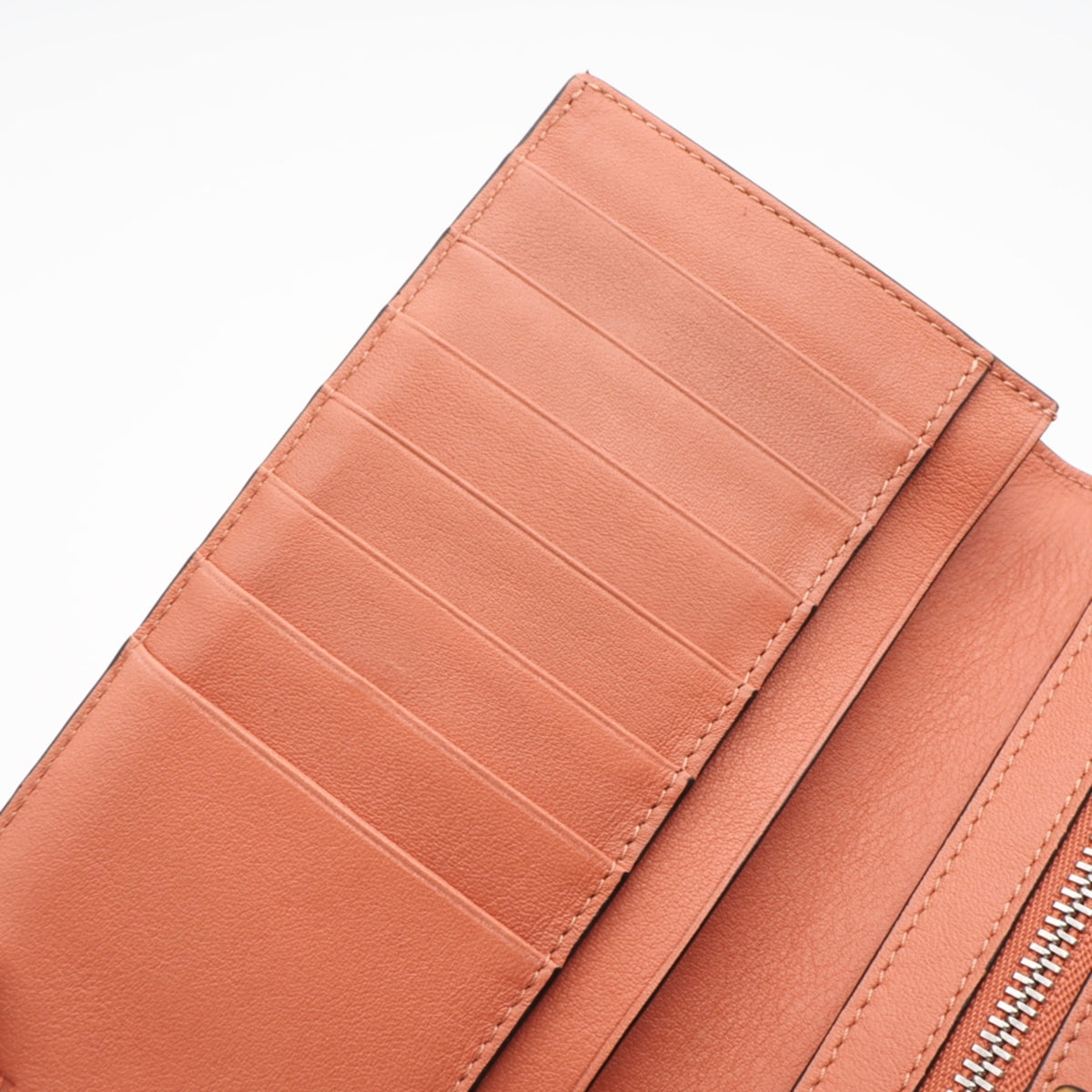 Loewe Beige Brown Orange Long Wallet (Bi-Fold) (Pre-Owned)