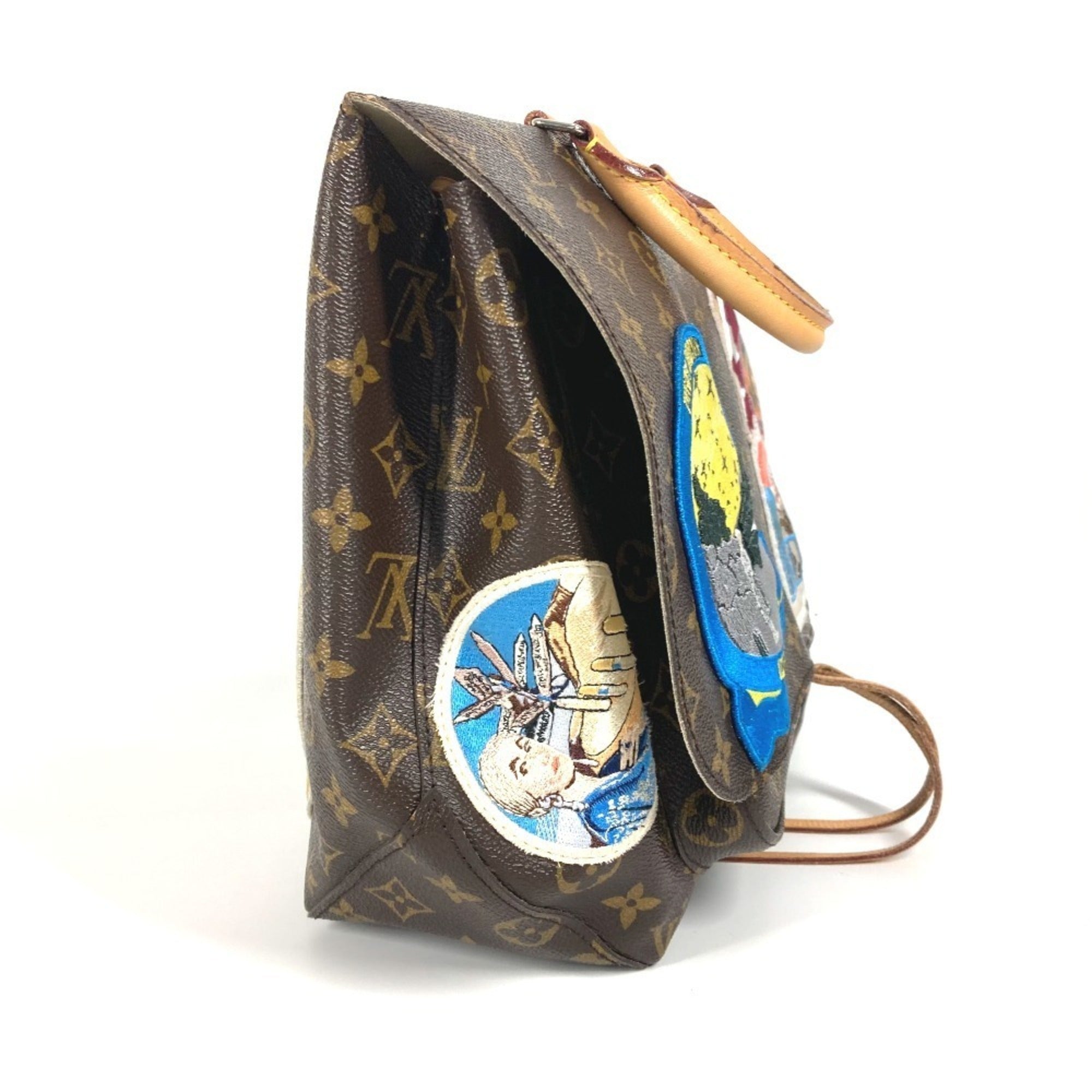Louis Vuitton Brown Monogram Handbag Shoulder Bag Tote Bag (Pre-Owned)
