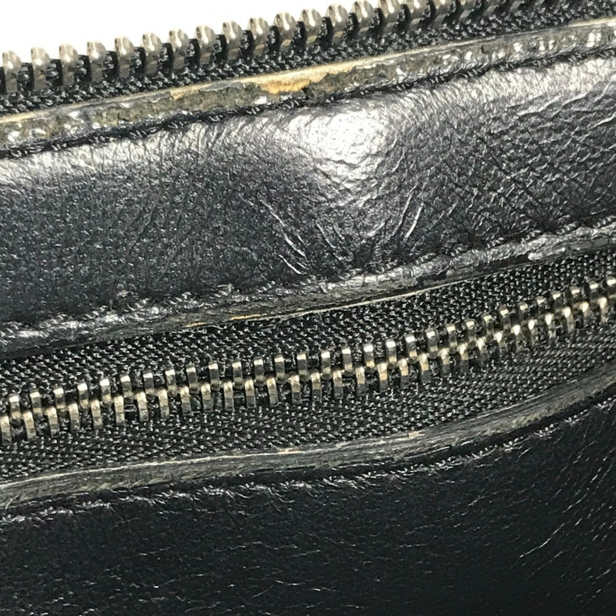Celine Beige Navy Leather Handbag Shoulder Bag (Pre-Owned)