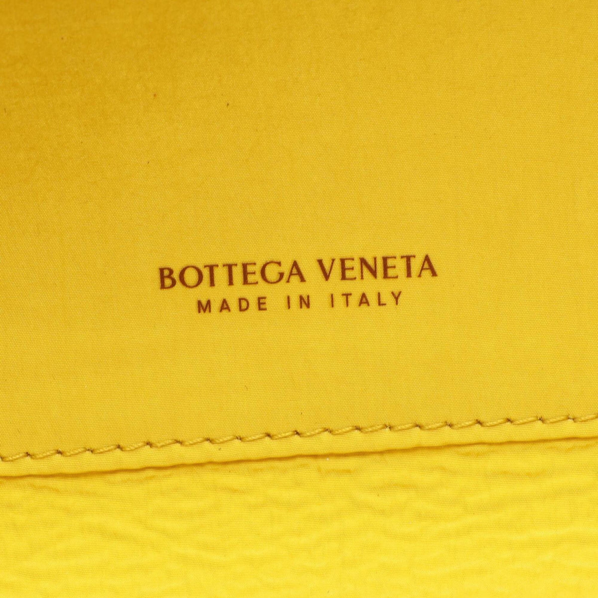 Bottega Veneta Yellow Leather Clutch Bag Handbag (Pre-Owned)