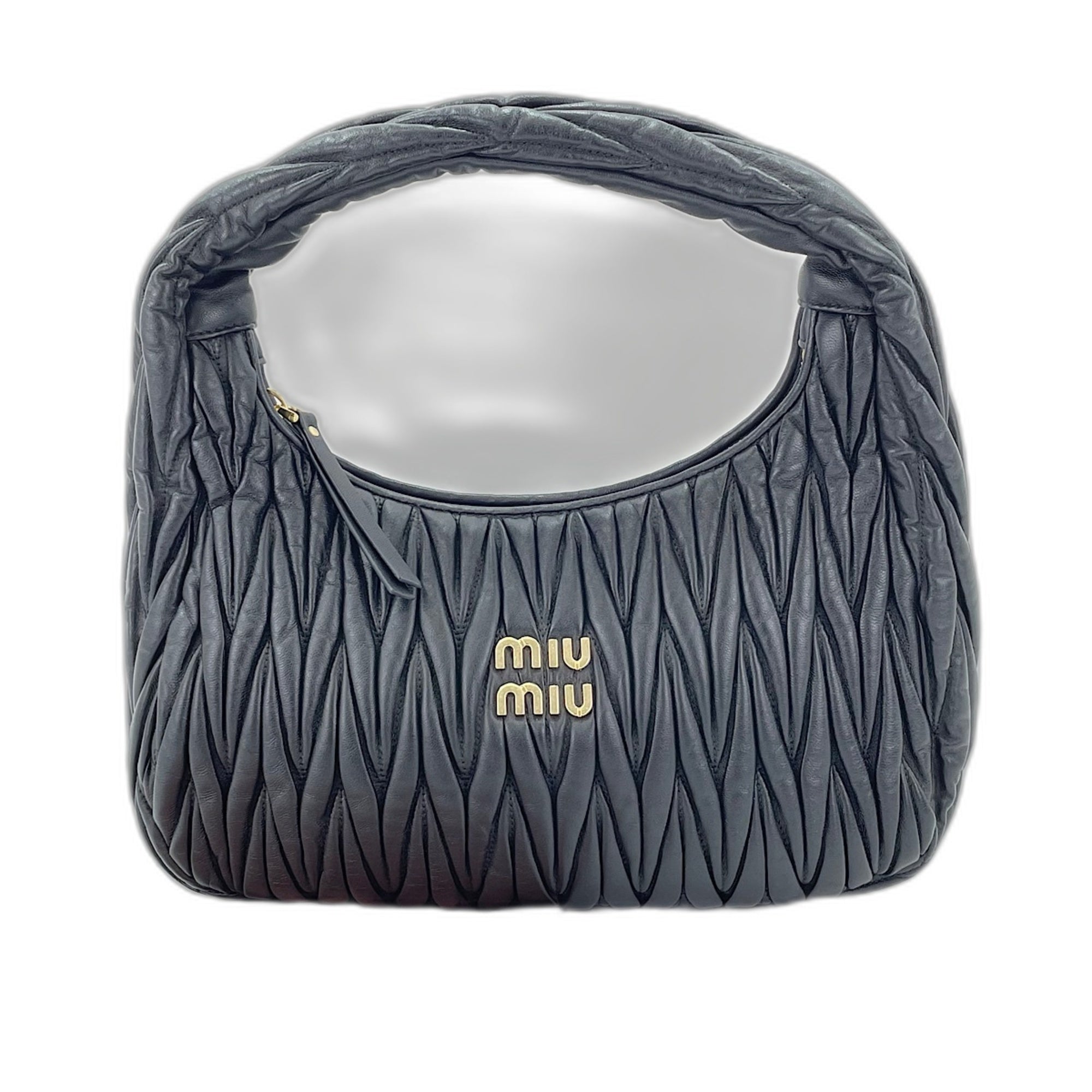 Miu Miu Black Leather Handbag (Pre-Owned)