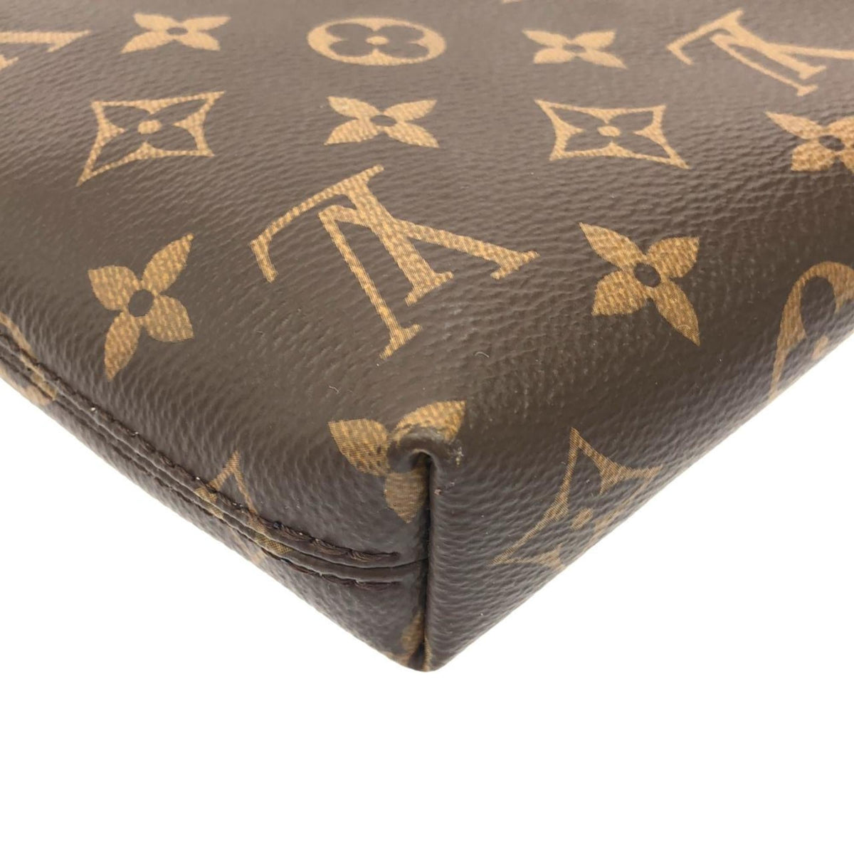 Louis Vuitton Marron Coated Canvas Handbag (Pre-Owned)