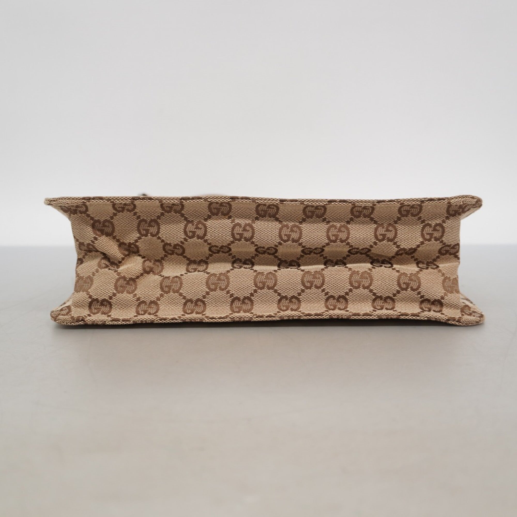 Gucci Brown Canvas Shoulder Bag (Pre-Owned)