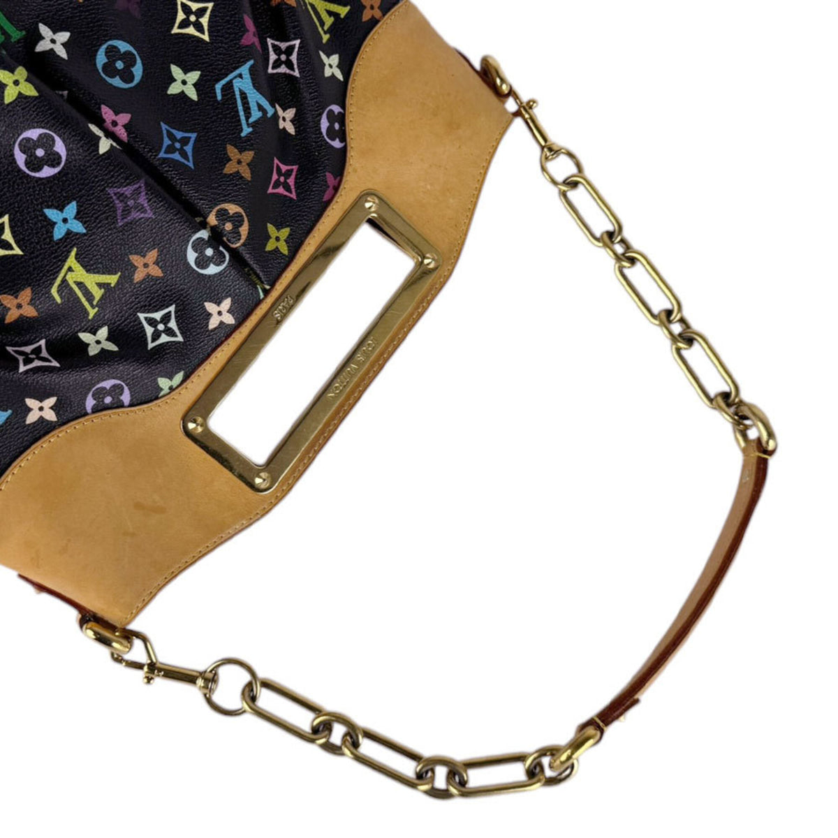 Louis Vuitton Multi-Color Noir Monogram Multicolore Handbag Shoulder Bag (Pre-Owned)