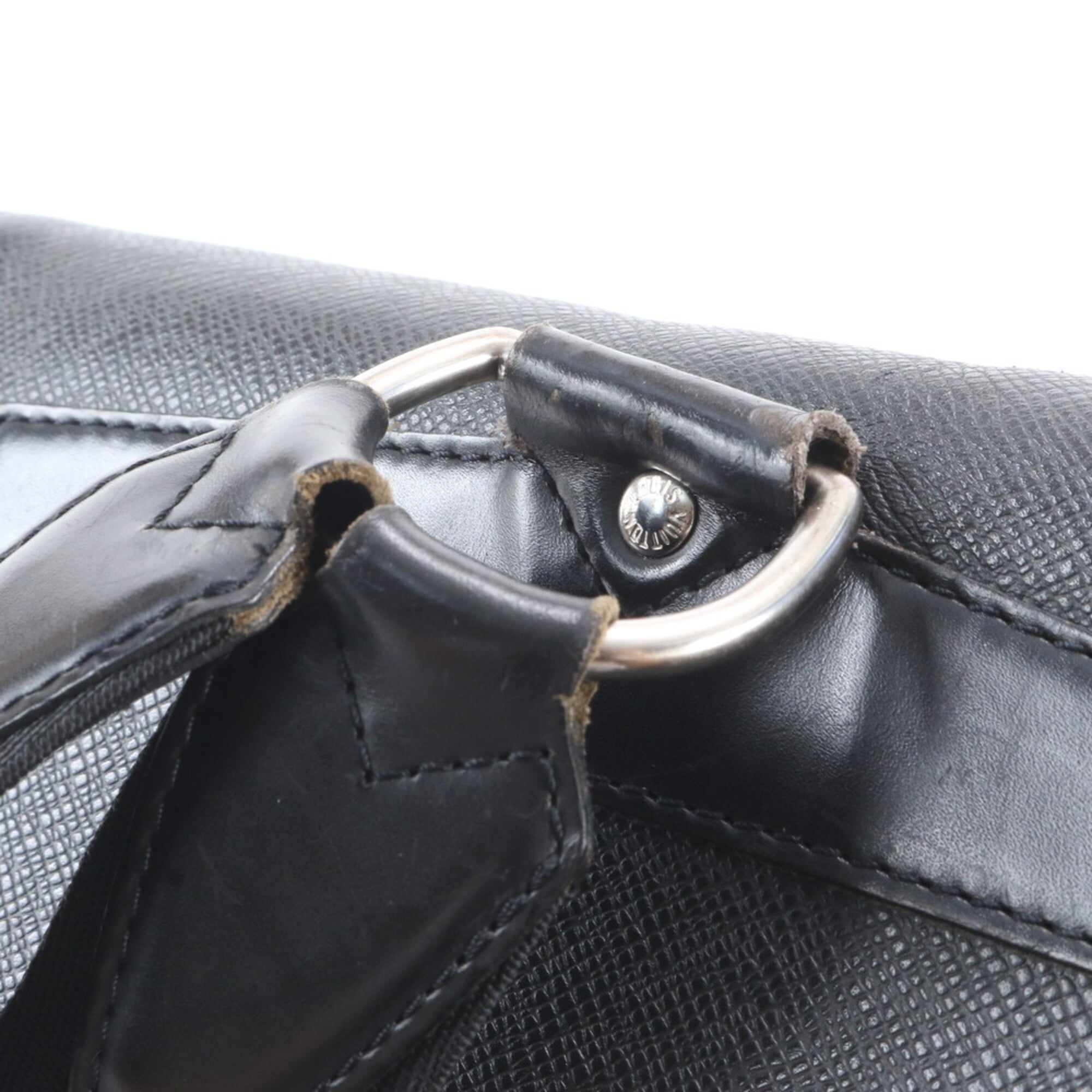 Louis Vuitton Ardoise Leather Backpack Shoulder Bag (Pre-Owned)