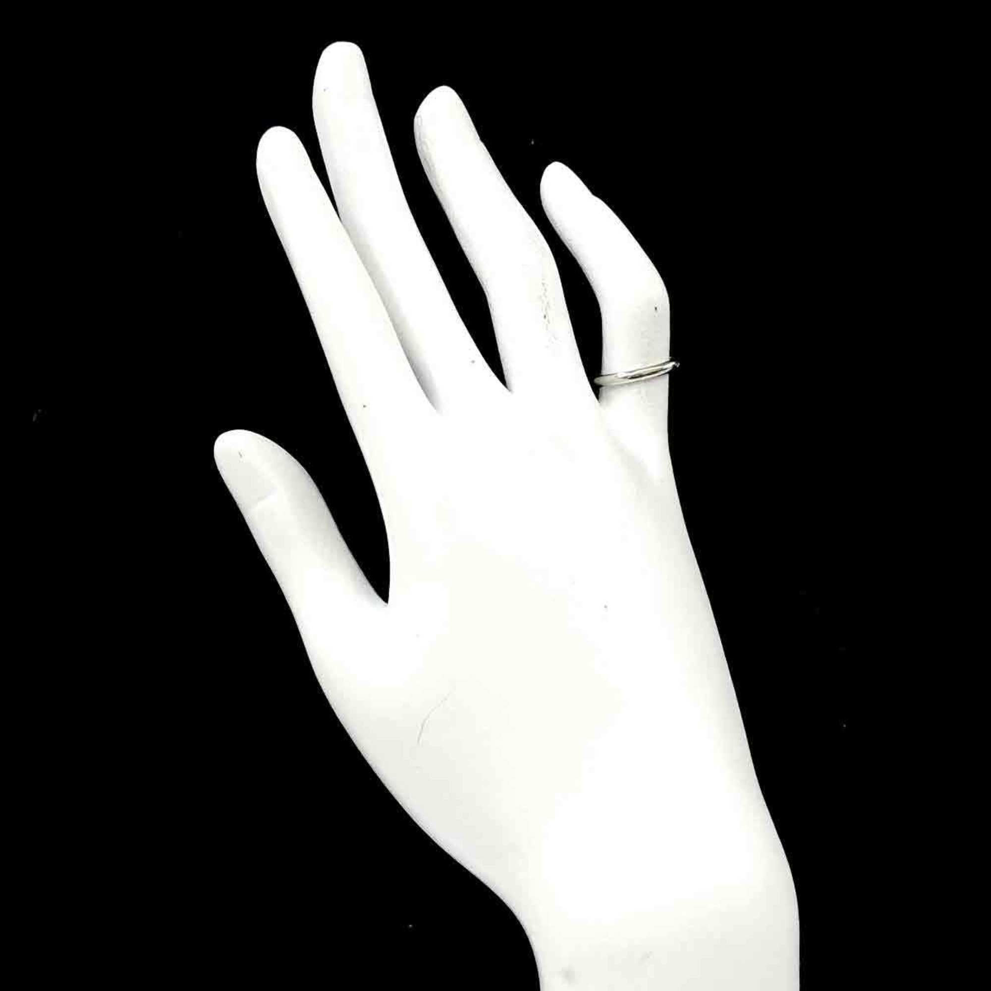 Tiffany Silver Platinum 950 Band Ring (Pre-Owned)