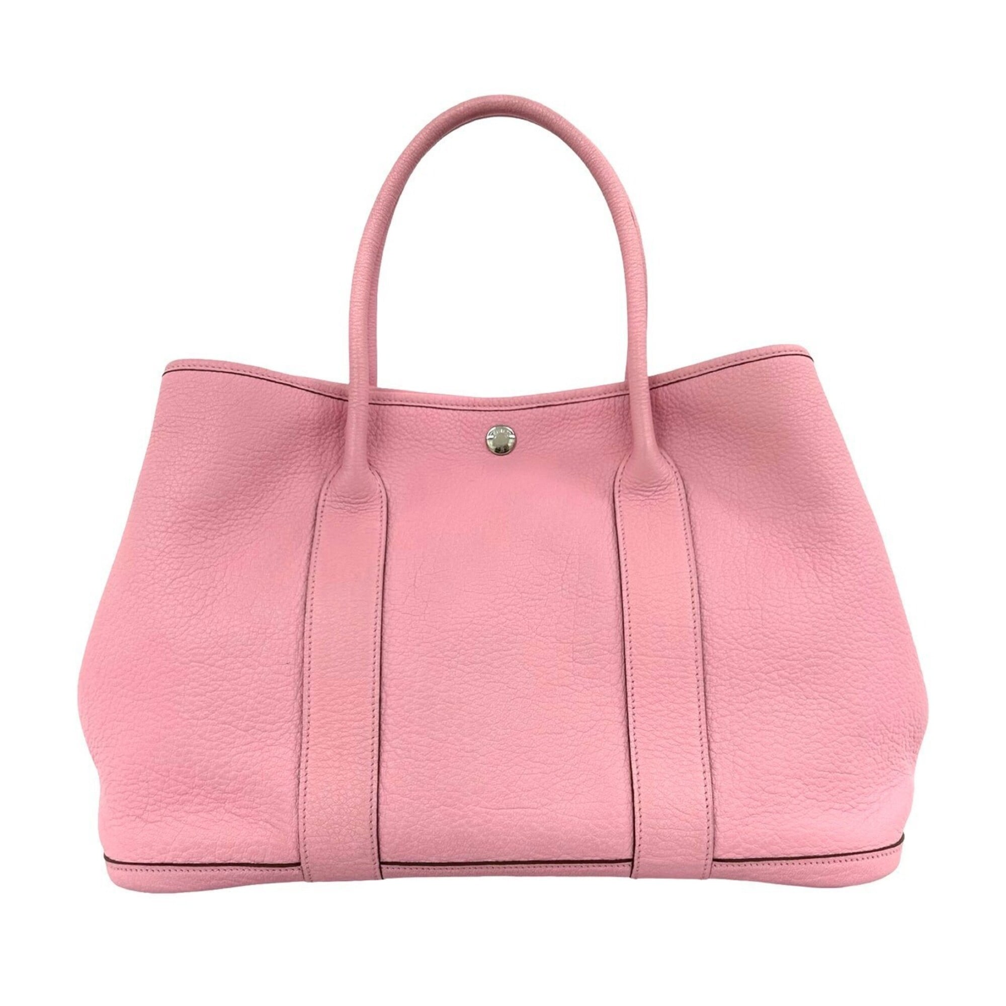 Hermes Pink Negonda Leather Handbag Tote Bag (Pre-Owned)
