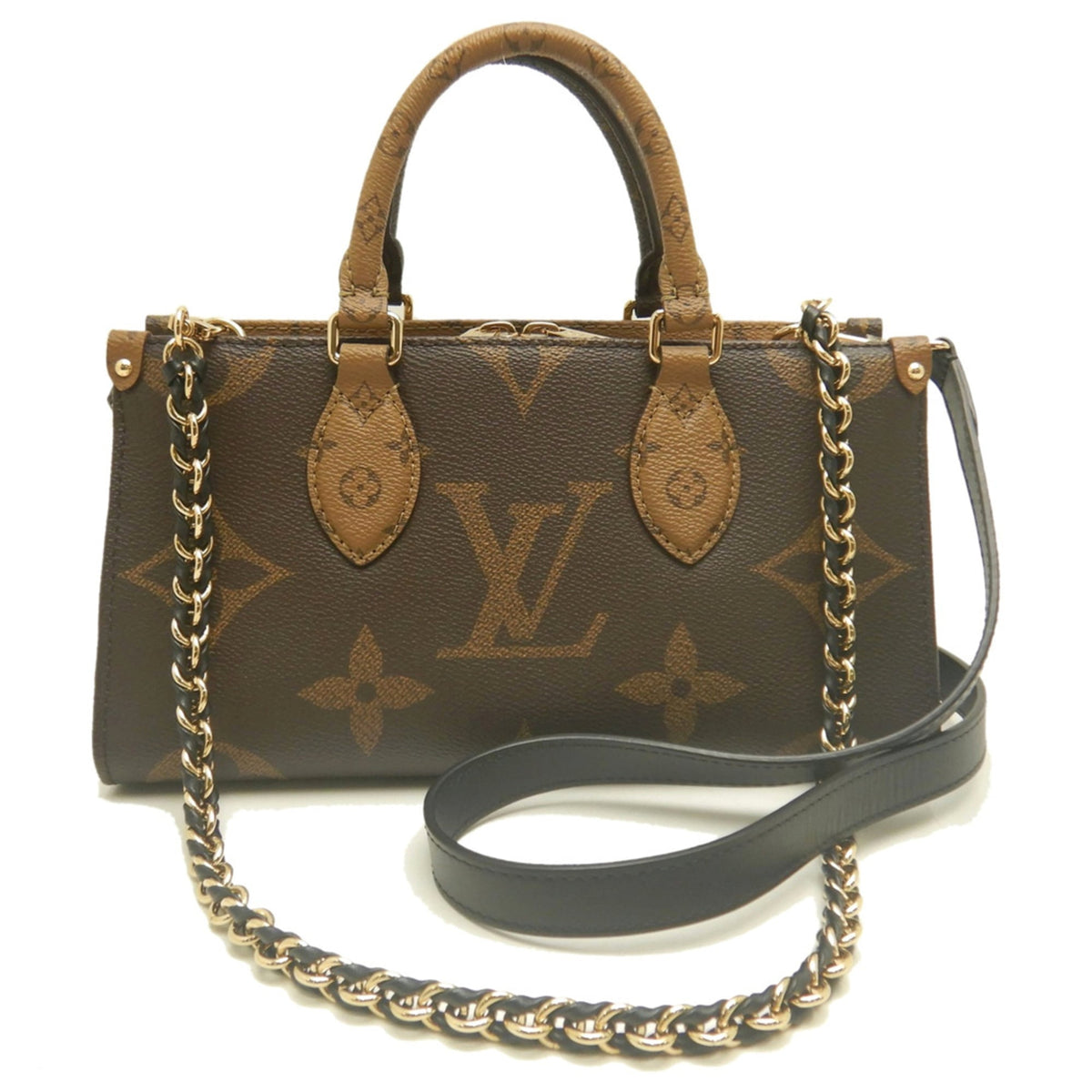 Louis Vuitton Brown Monogram Canvas Handbag (Pre-Owned)