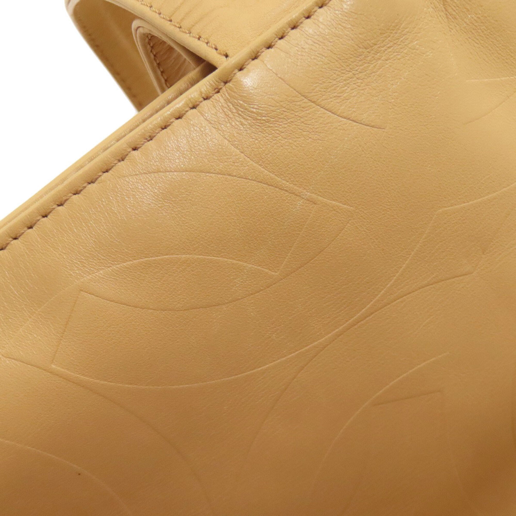 Chanel Beige Leather Tote Bag (Pre-Owned)