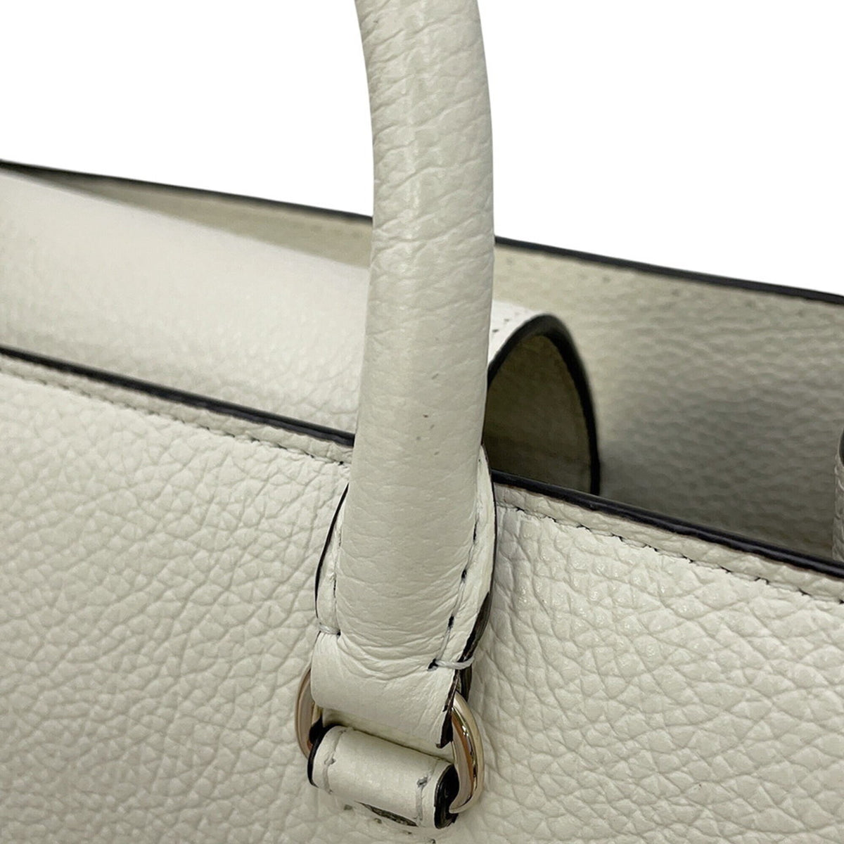 Jimmy Choo White Leather Handbag (Pre-Owned)