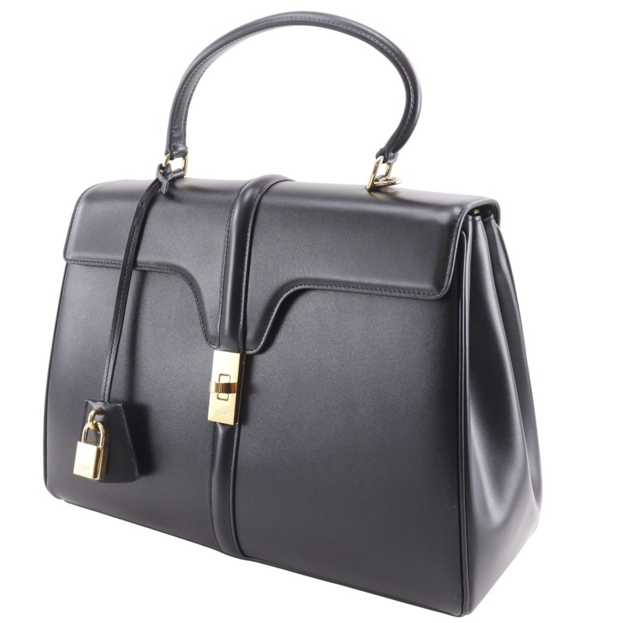 Celine Black Leather Handbag (Pre-Owned)