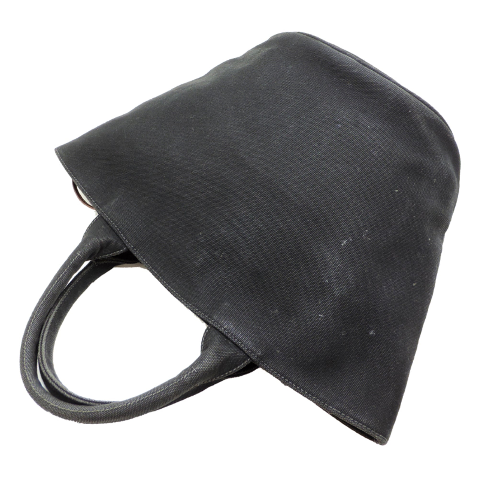 Prada Black Nero Canvas Handbag Pouch (Pre-Owned)
