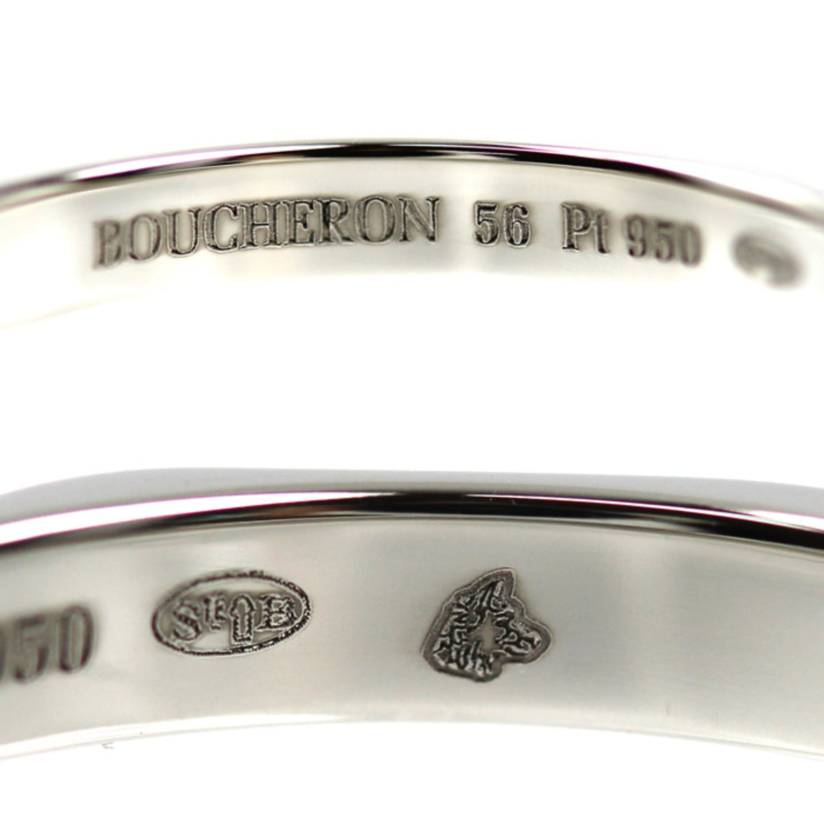 Boucheron Platinum 950 Band Ring (Pre-Owned)