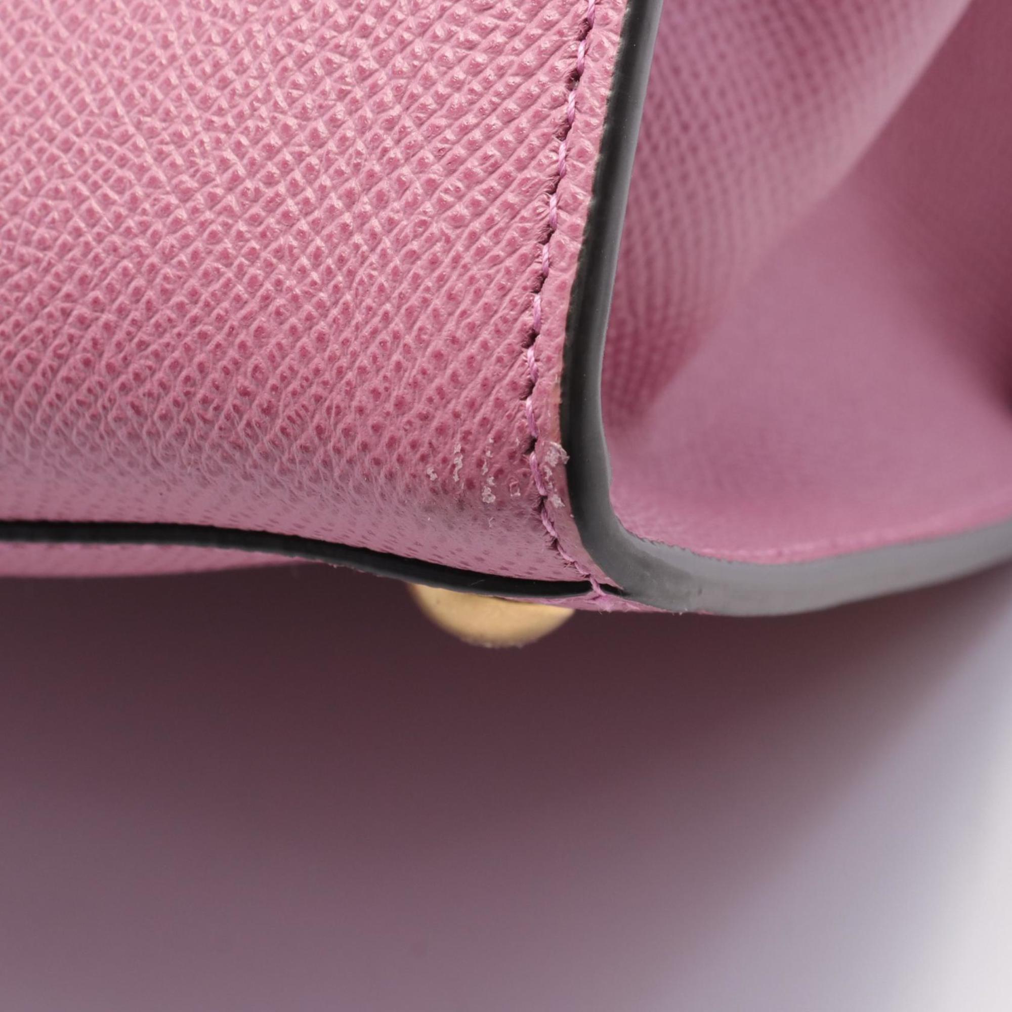 Salvatore Ferragamo Pink Leather Tote Bag (Pre-Owned)