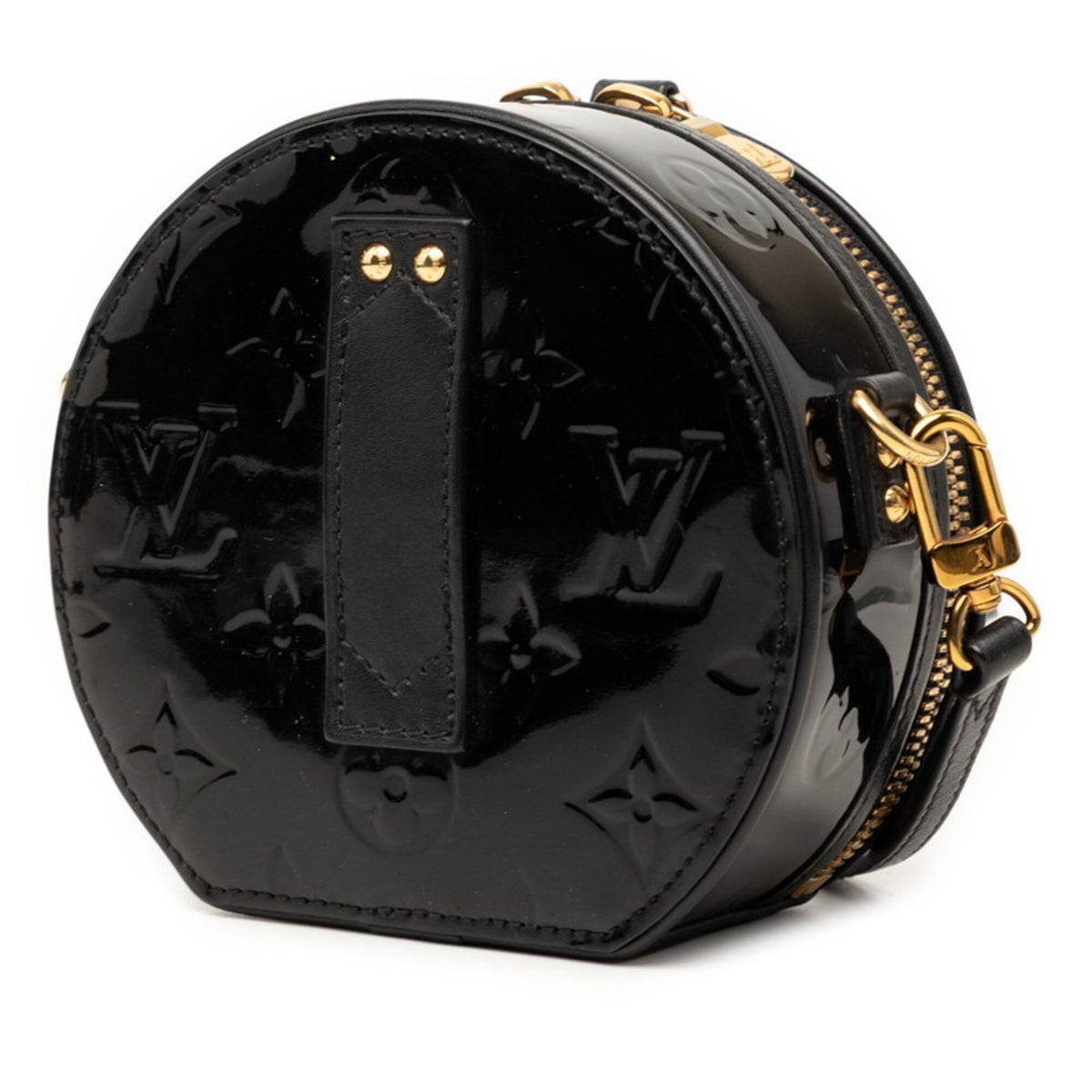 Louis Vuitton Black Monogram Noir Patent Leather Shoulder Bag (Pre-Owned)