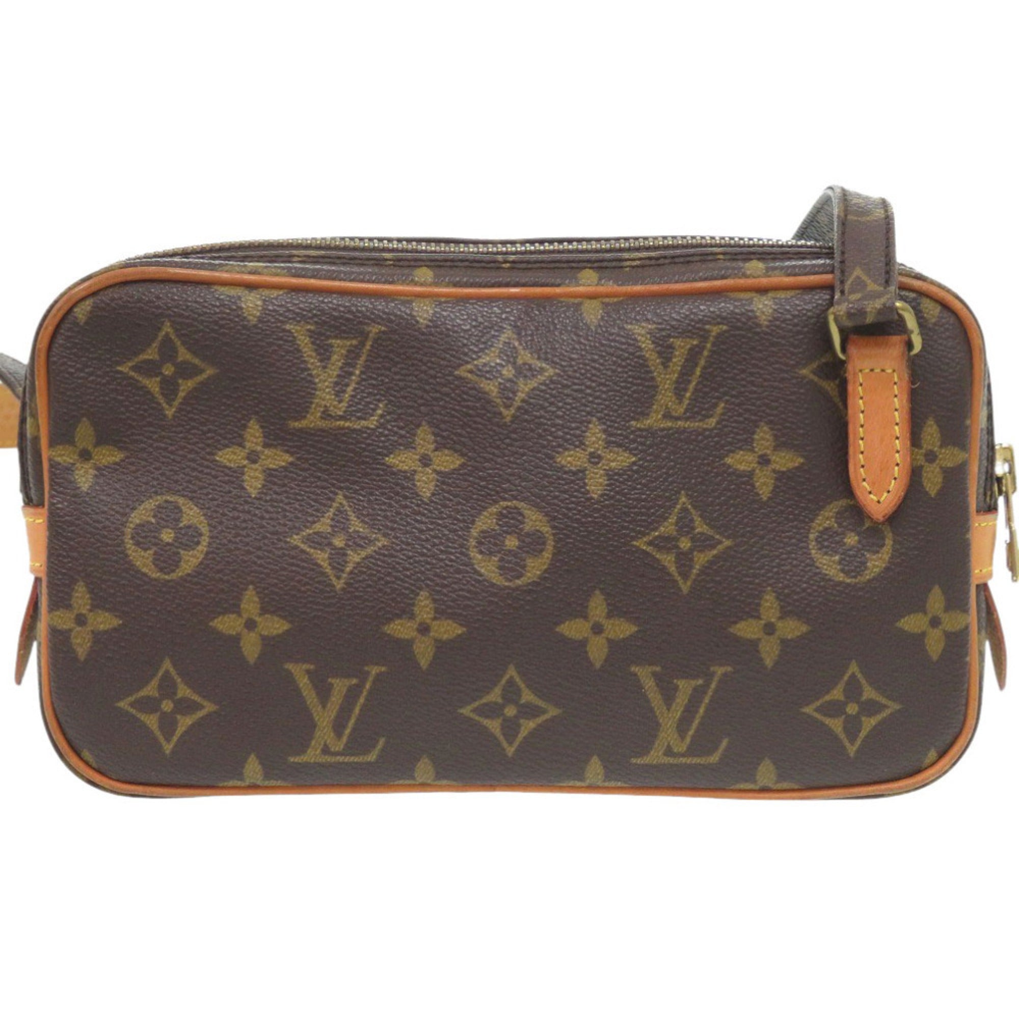 Louis Vuitton Brown Monogram Canvas Shoulder Bag (Pre-Owned)