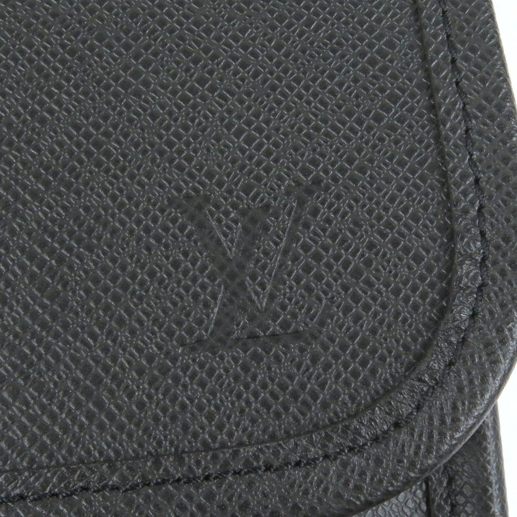 Louis Vuitton Ardoise Taiga Leather Briefcase Shoulder Bag (Pre-Owned)