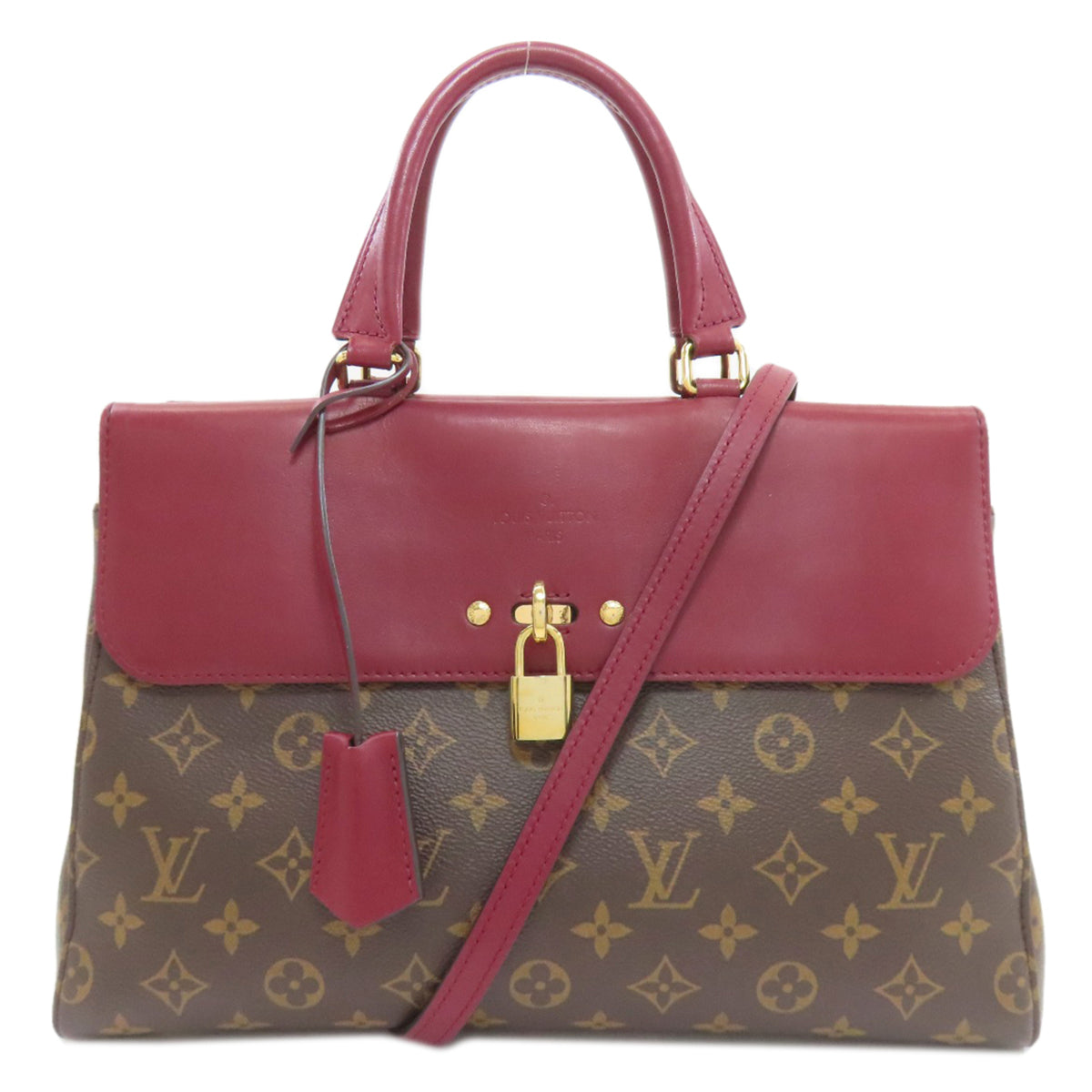 Louis Vuitton Bordeaux Brown Monogram Handbag (Pre-Owned)