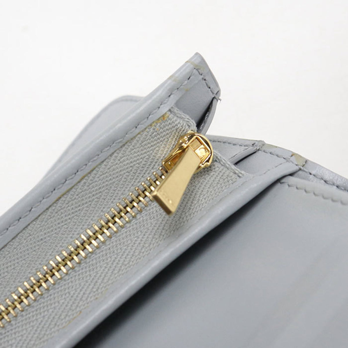 Celine Blue Leather Wallet (Bi-Fold) (Pre-Owned)