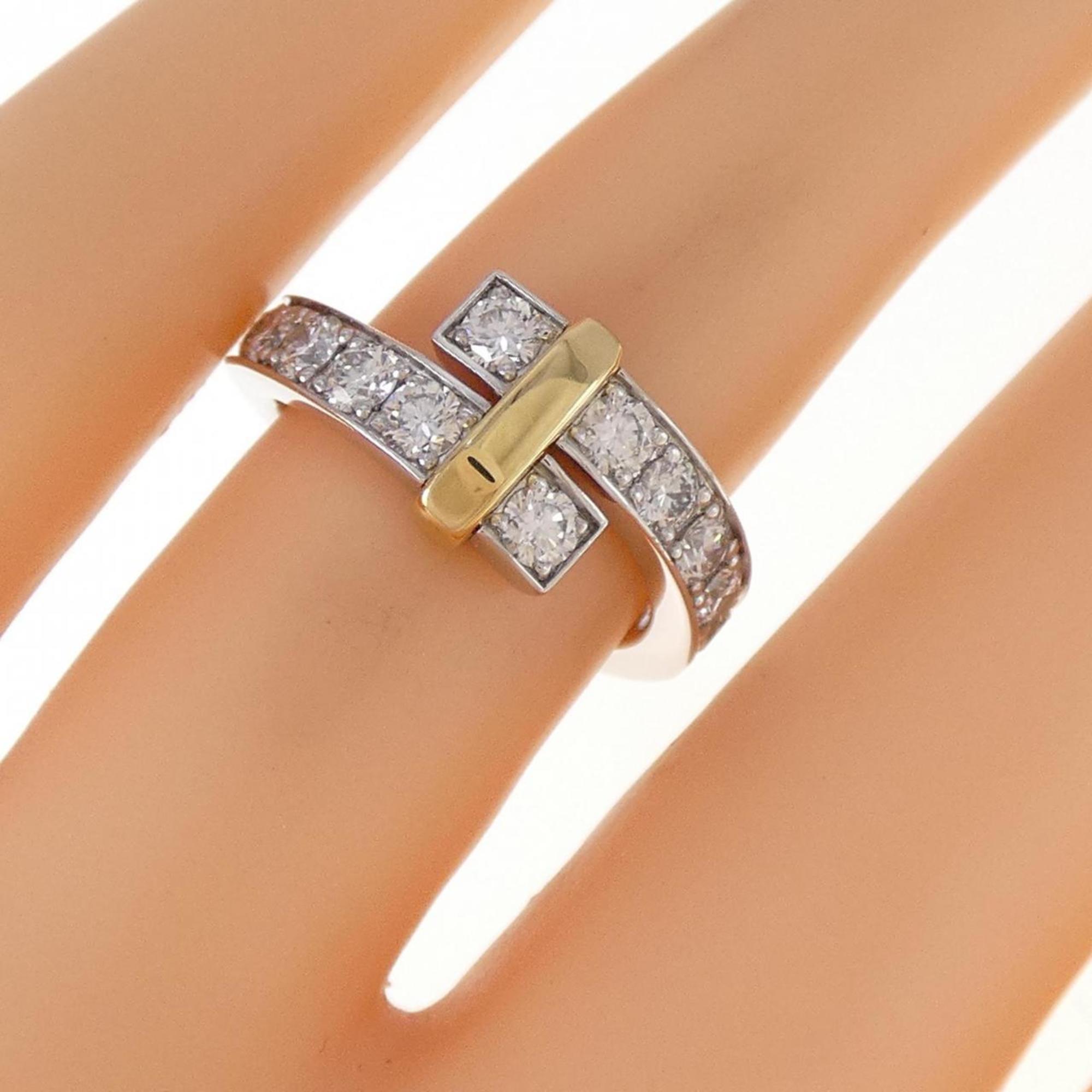 Tiffany Platinum Yellow Gold Platinum Yellow Gold (18K) Band Ring (Pre-Owned)