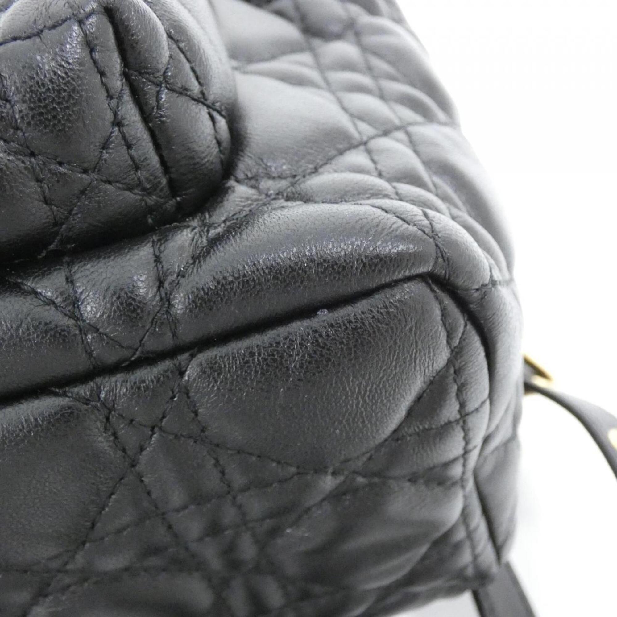 Christian Dior Black Leather Backpack (Pre-Owned)