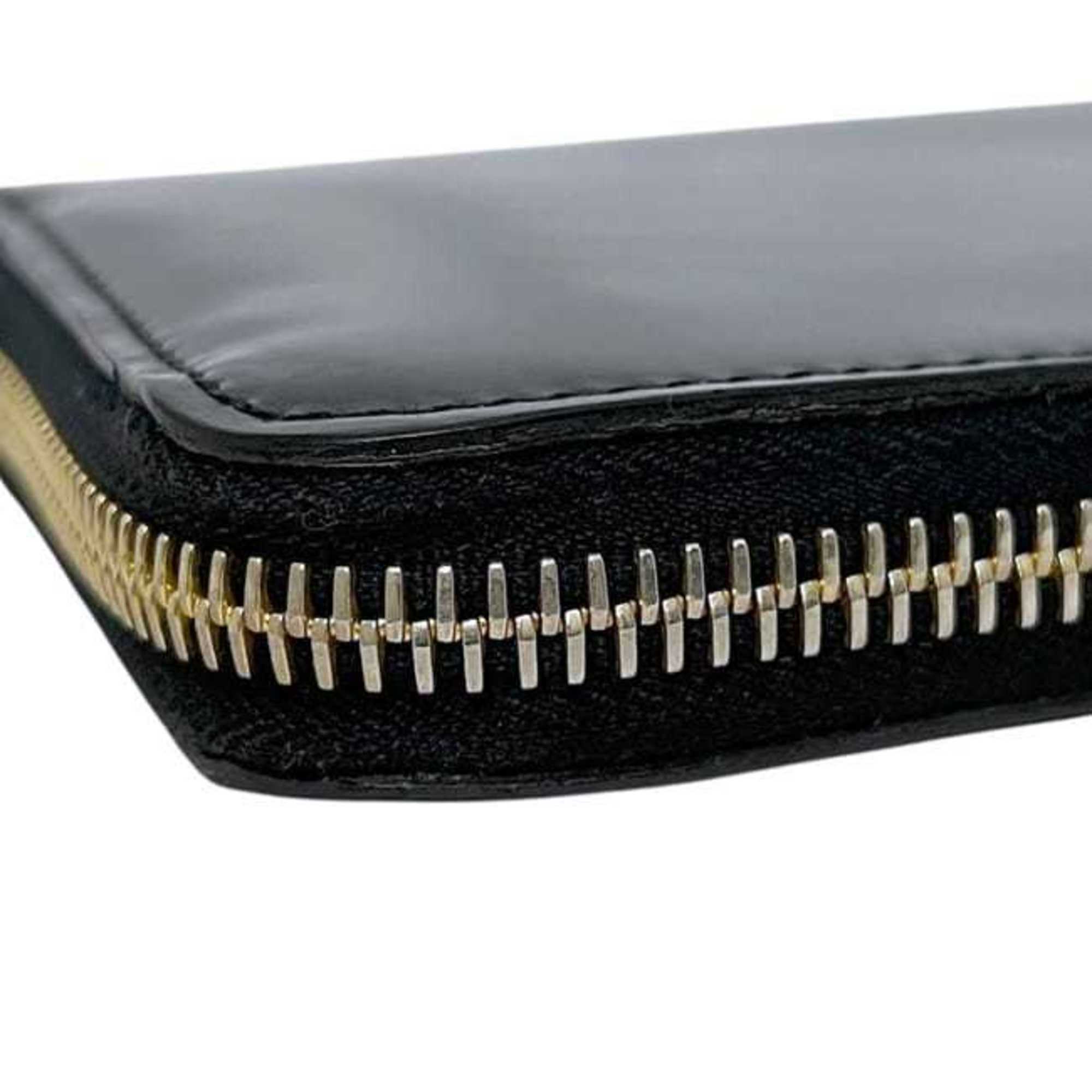 Miu Miu Black Leather Coin Purse/Coin Case (Pre-Owned)