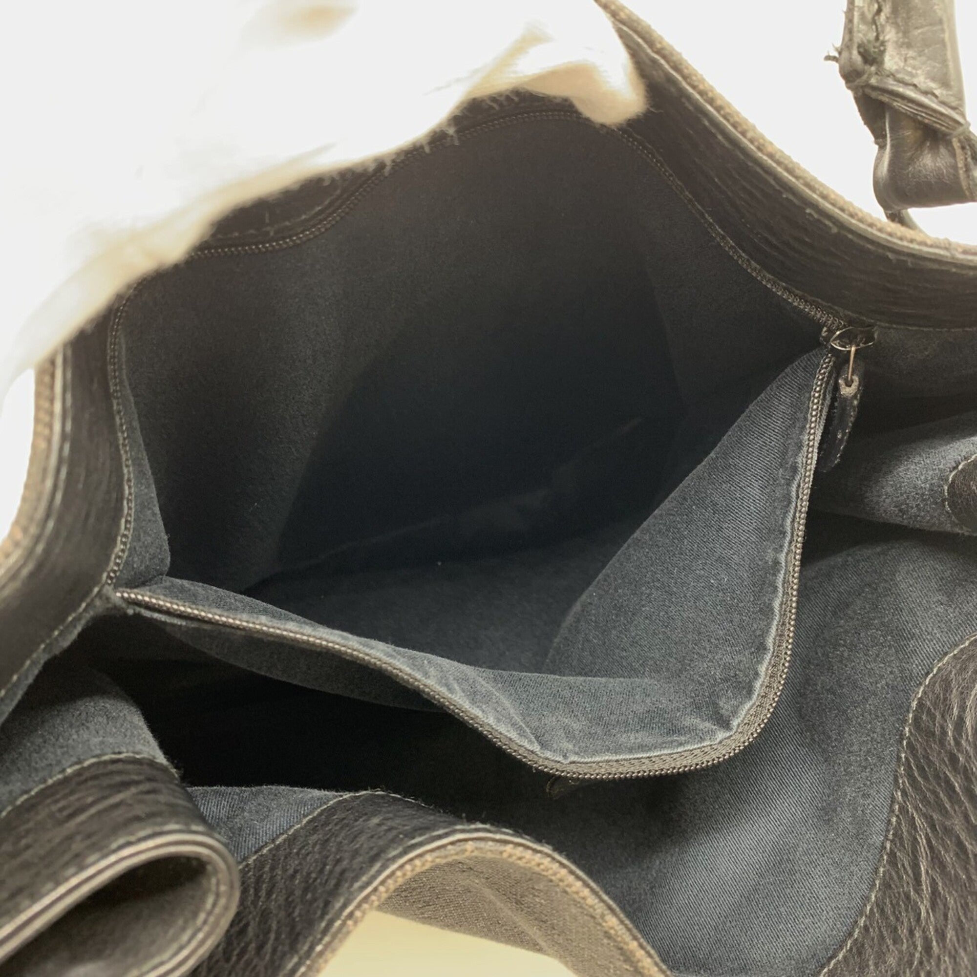 Gucci Gg Canvas Black Gg Canvas Shoulder Bag Tote Bag (Pre-Owned)