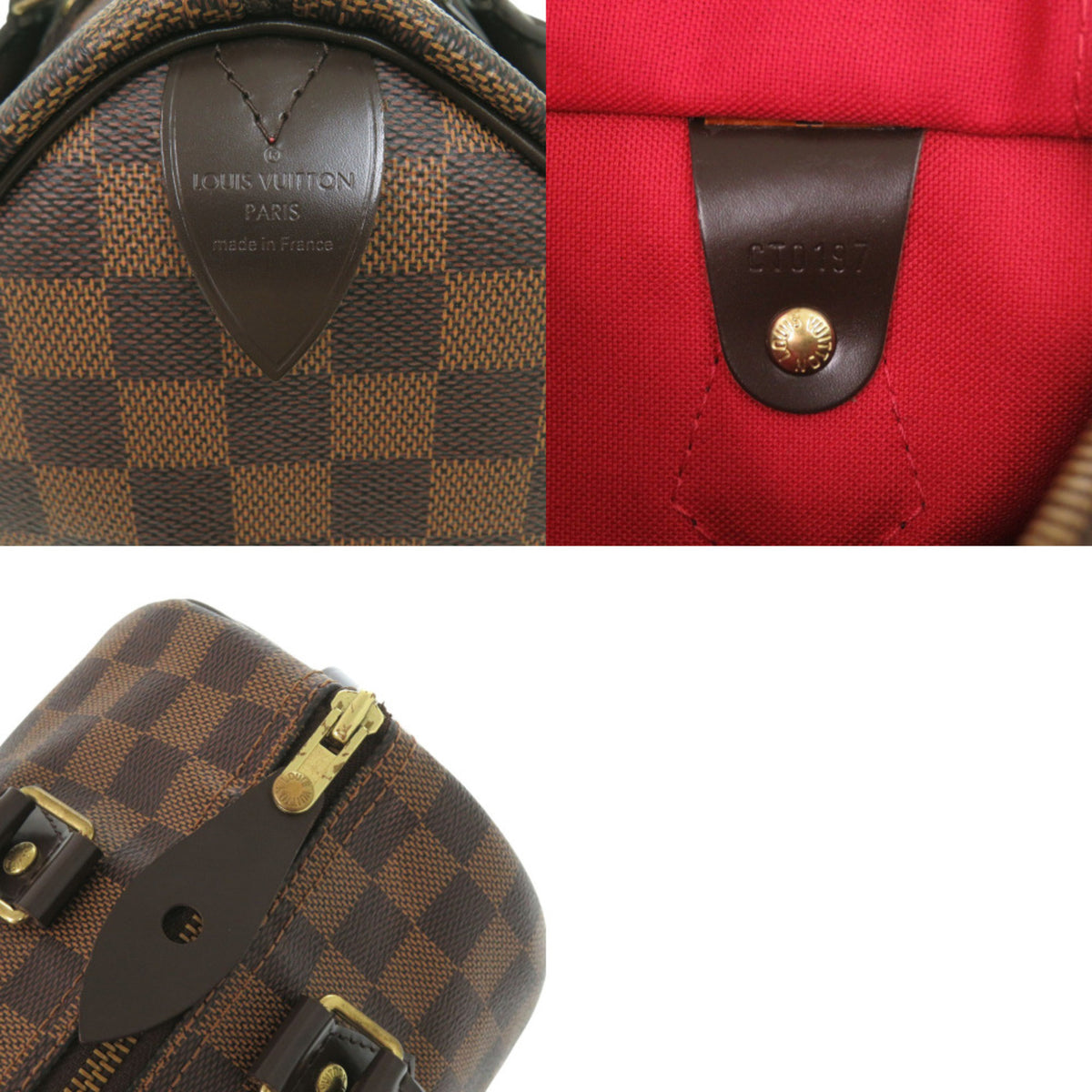 Louis Vuitton Brown Damier Canvas Damier Canvas Handbag (Pre-Owned)