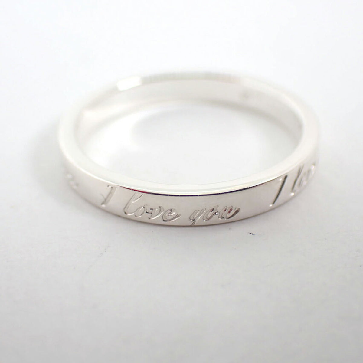 Tiffany Sterling Silver 925 Band Ring (Pre-Owned)