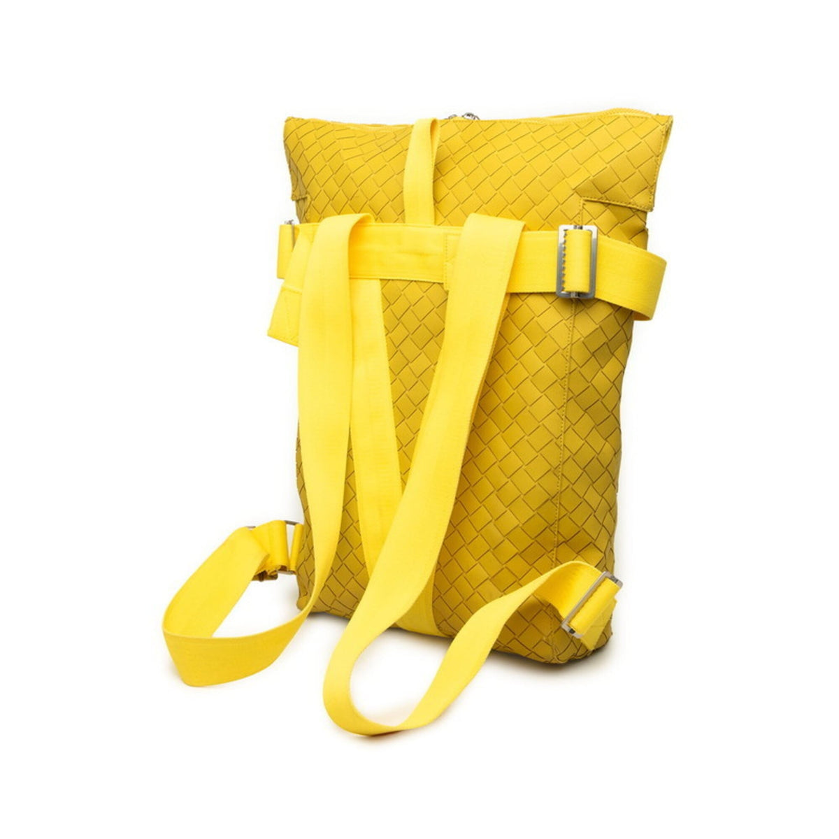 Bottega Veneta Yellow Leather Backpack (Pre-Owned)