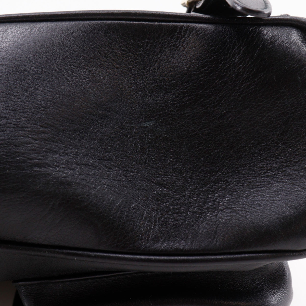 Gucci Bamboo Black Leather Backpack (Pre-Owned)