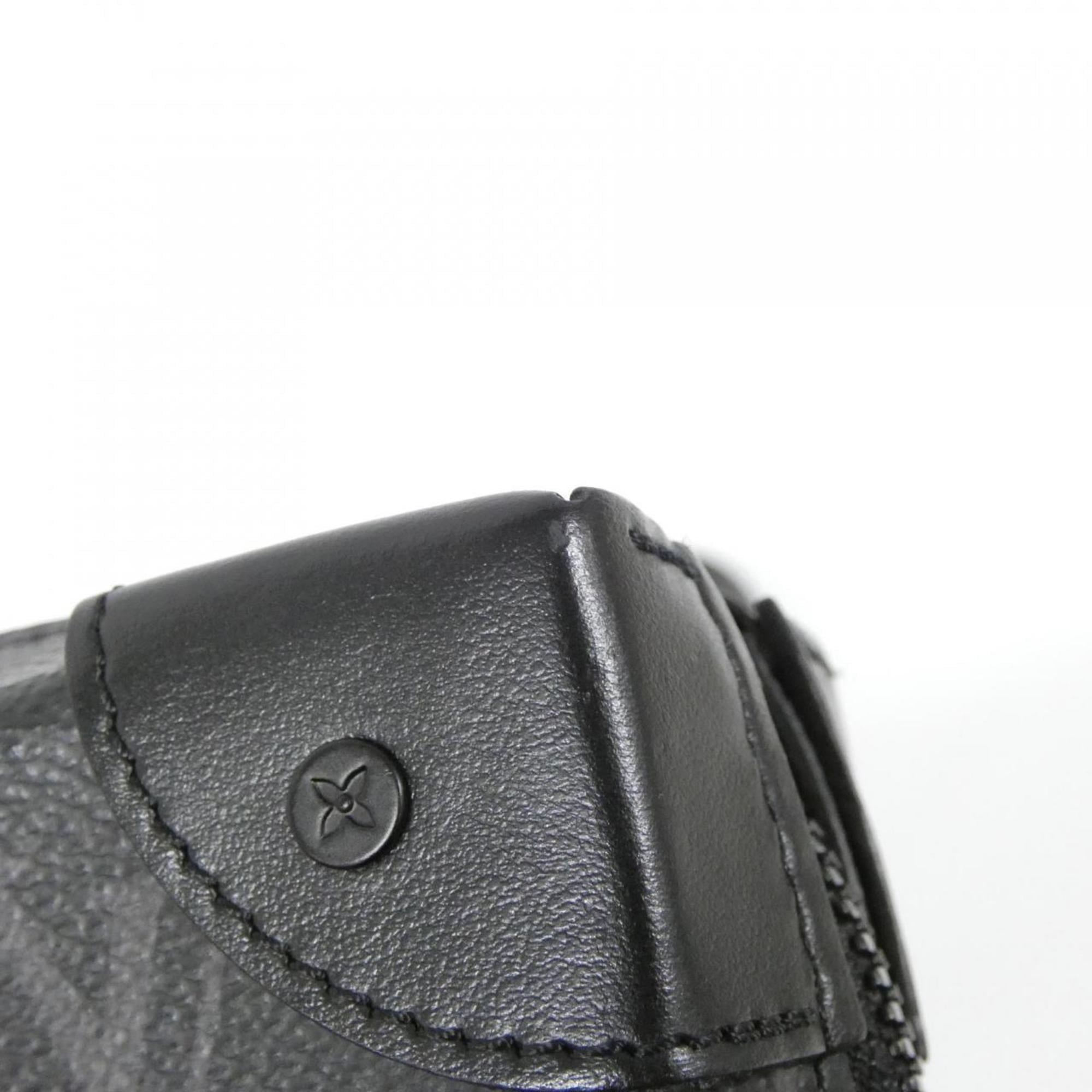 Louis Vuitton Black Coated Canvas Shoulder Bag (Pre-Owned)