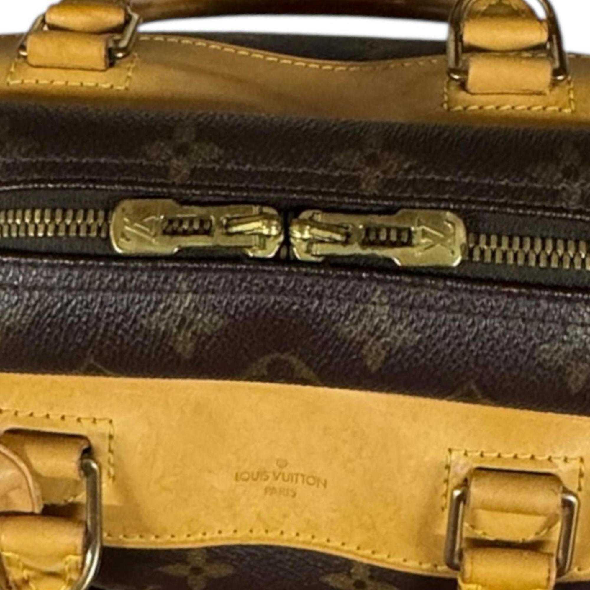 Louis Vuitton Brown Monogram Canvas Handbag (Pre-Owned)
