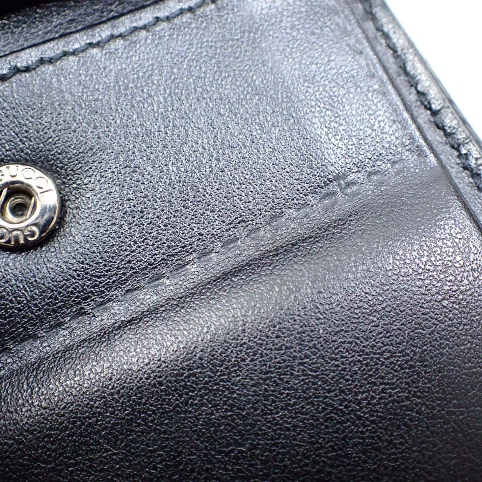 Gucci Black Leather Wallet (Bi-Fold) (Pre-Owned)