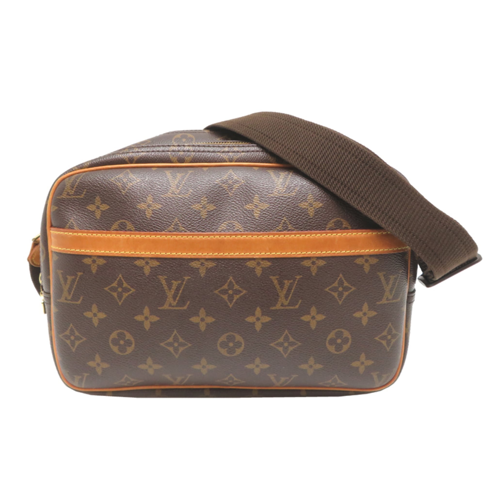 Louis Vuitton Brown Monogram Shoulder Bag (Pre-Owned)