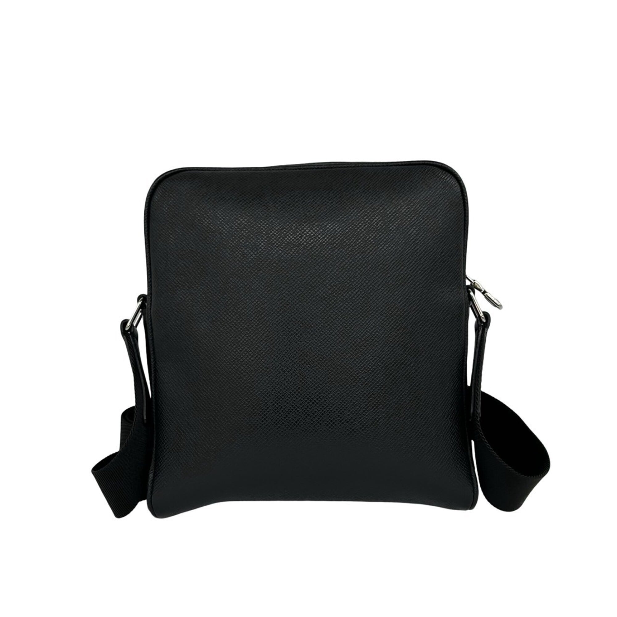 Louis Vuitton Black Leather Pochette Shoulder Bag (Pre-Owned)
