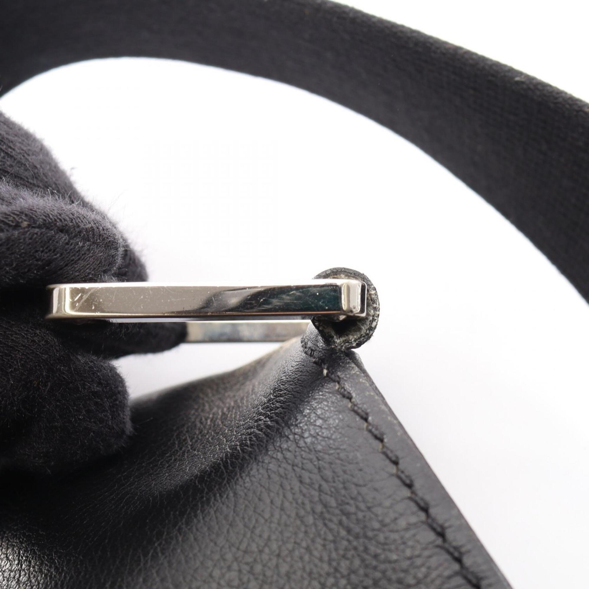 Loewe Black Leather Shoulder Bag (Pre-Owned)
