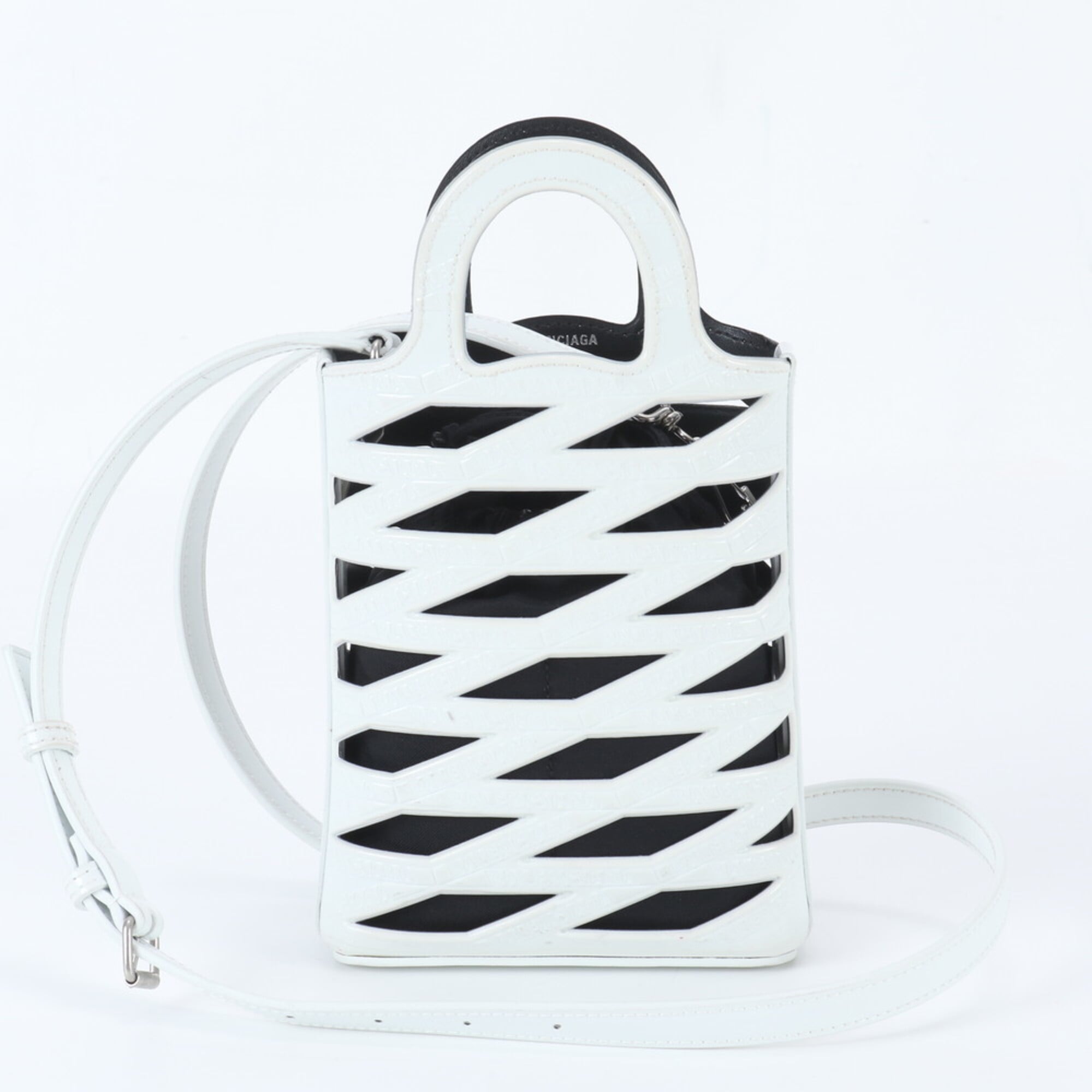 Balenciaga White Leather Shoulder Bag (Pre-Owned)