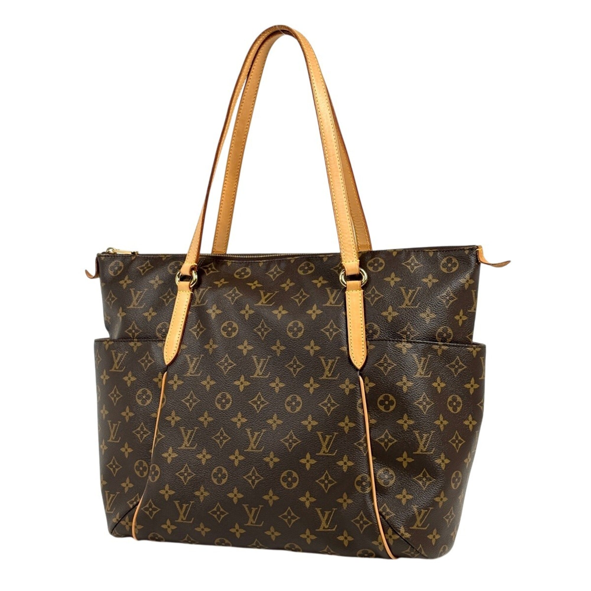 Louis Vuitton Brown Monogram Shoulder Bag Tote Bag (Pre-Owned)