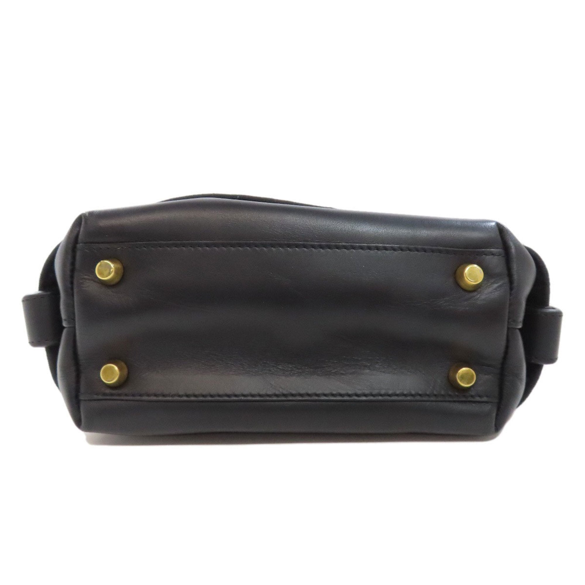 Christian Dior Black Leather Shoulder Bag (Pre-Owned)