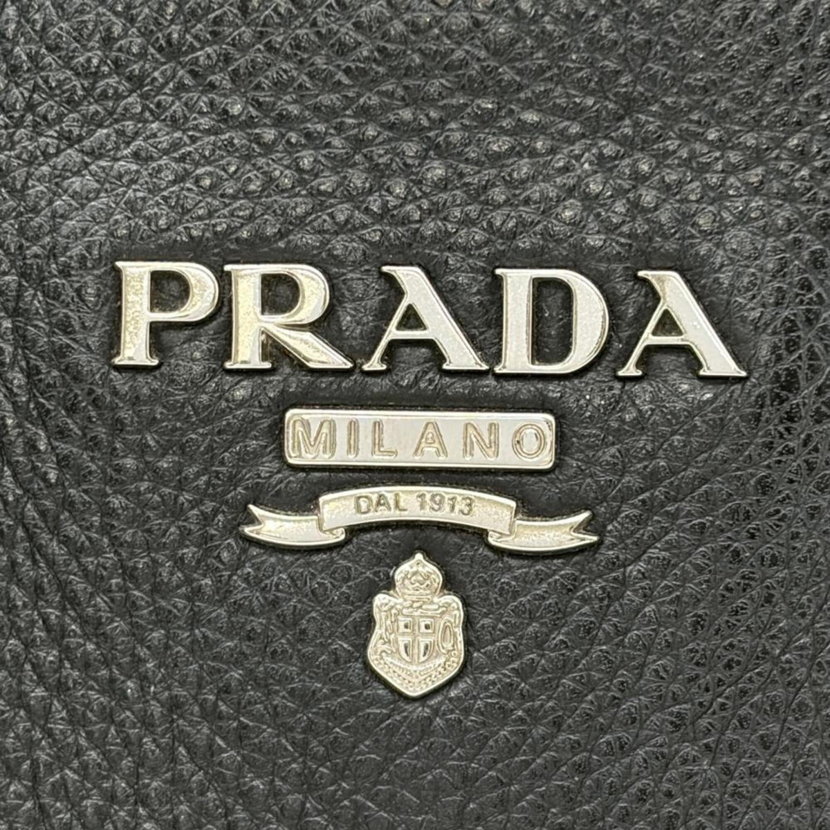 Prada Black Leather Tote Bag (Pre-Owned)