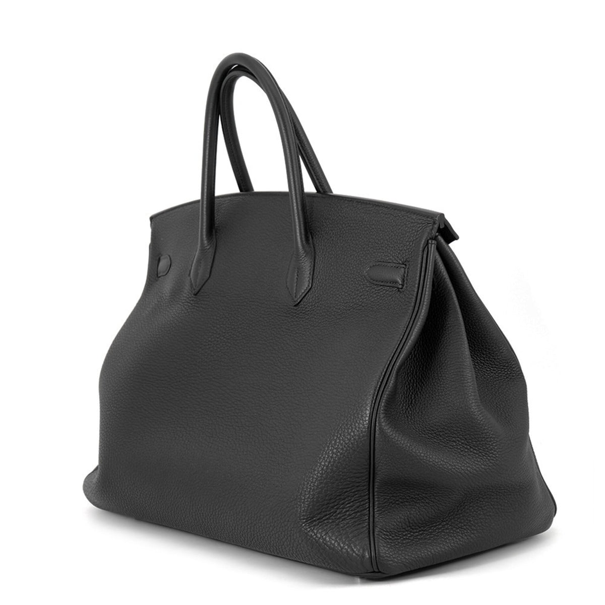 Hermes Black Togo Leather Handbag (Pre-Owned)