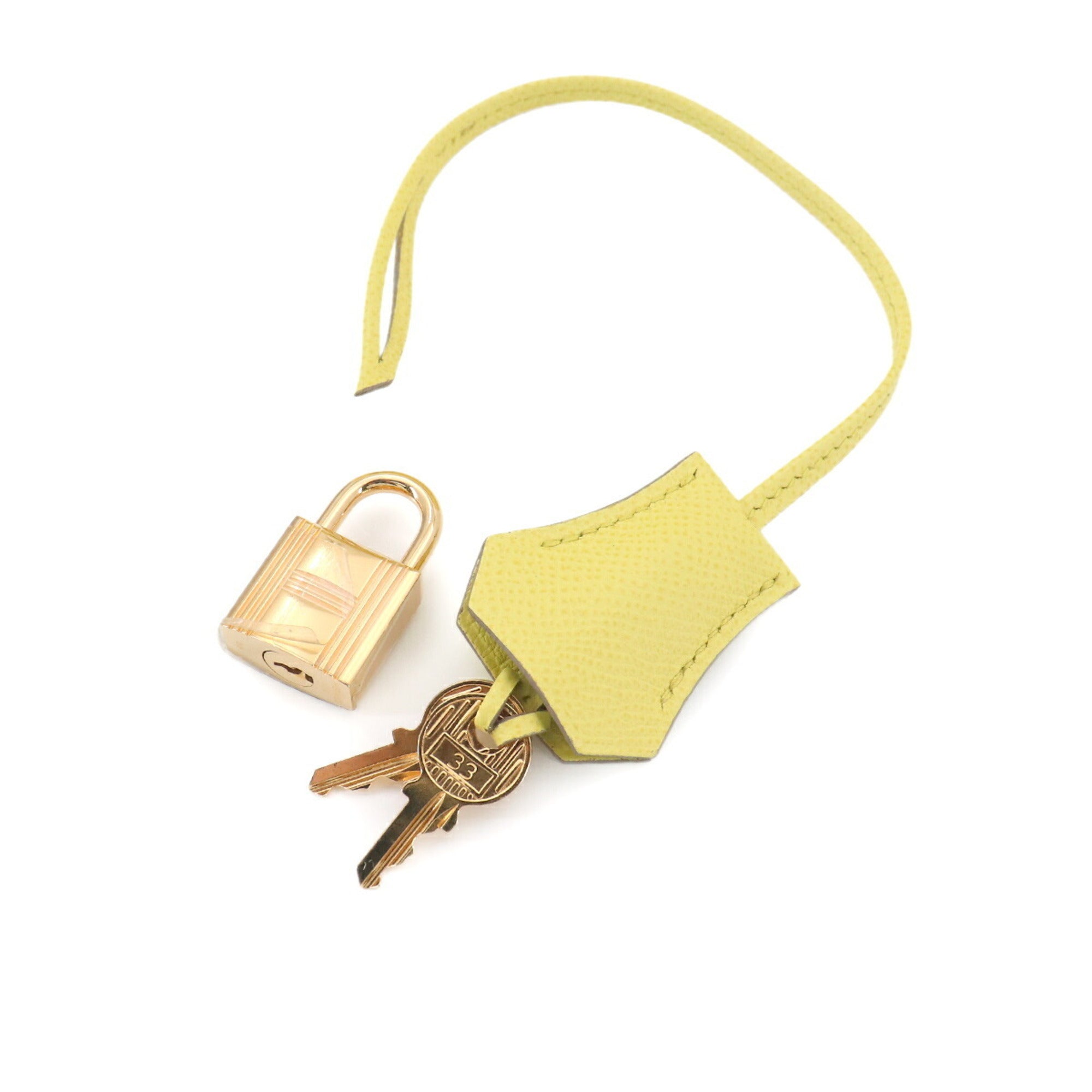 Hermes Lime Epsom Leather Handbag (Pre-Owned)