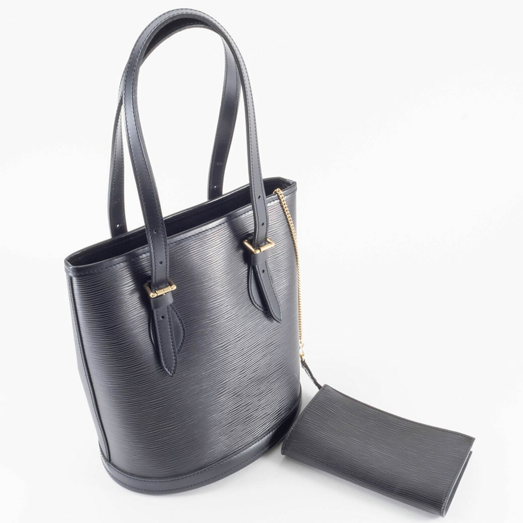 Louis Vuitton Noir Epi Leather Shoulder Bag (Pre-Owned)
