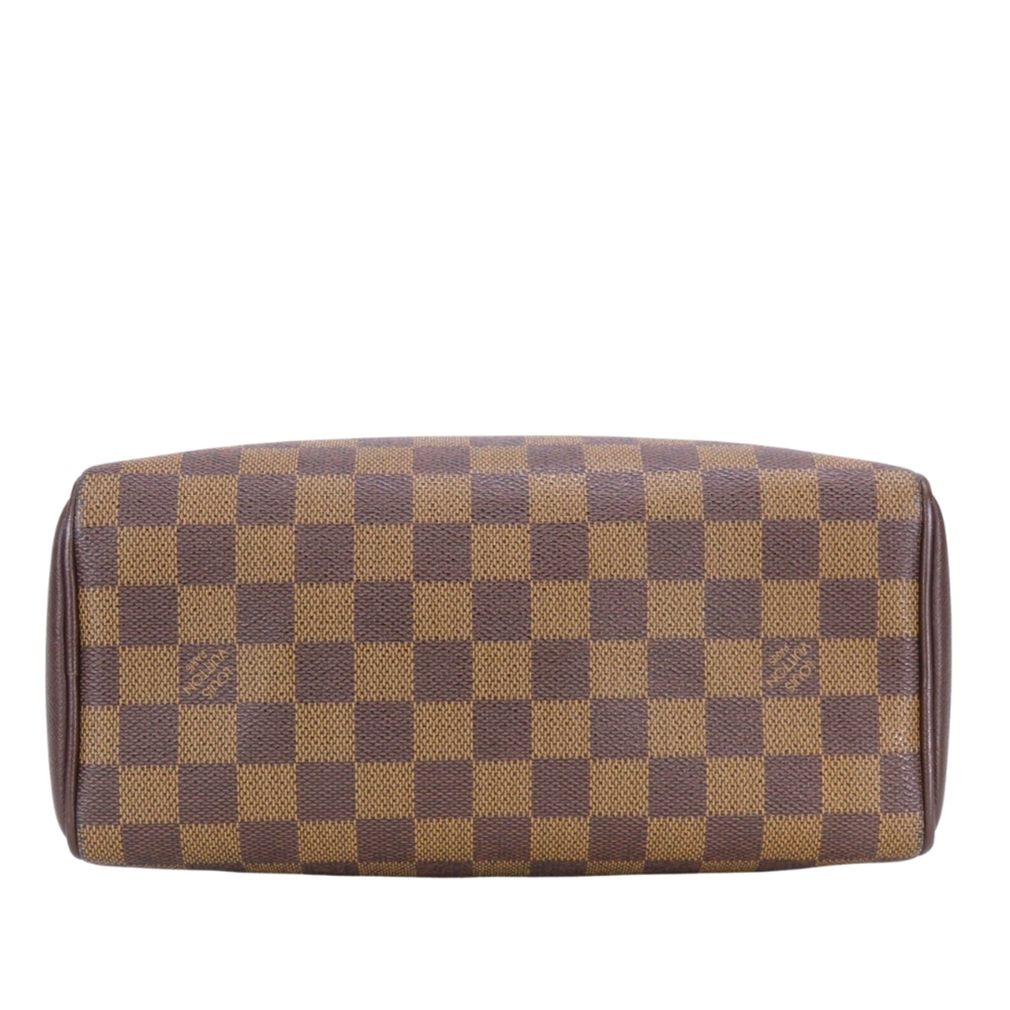 Louis Vuitton Brown Damier Canvas Ebene Damier Canvas Leather Handbag (Pre-Owned)