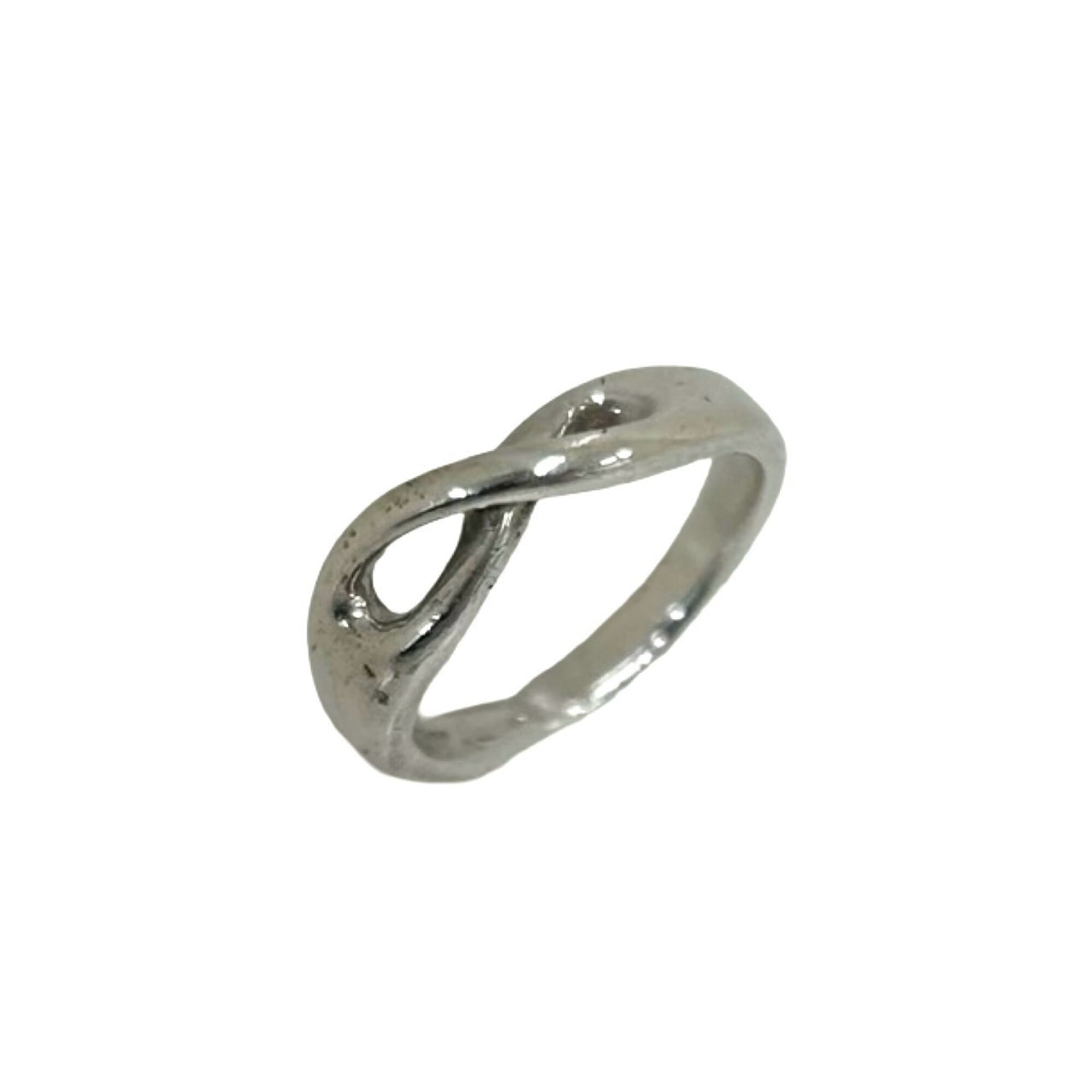 Tiffany Silver Silver 925 Band Ring (Pre-Owned)